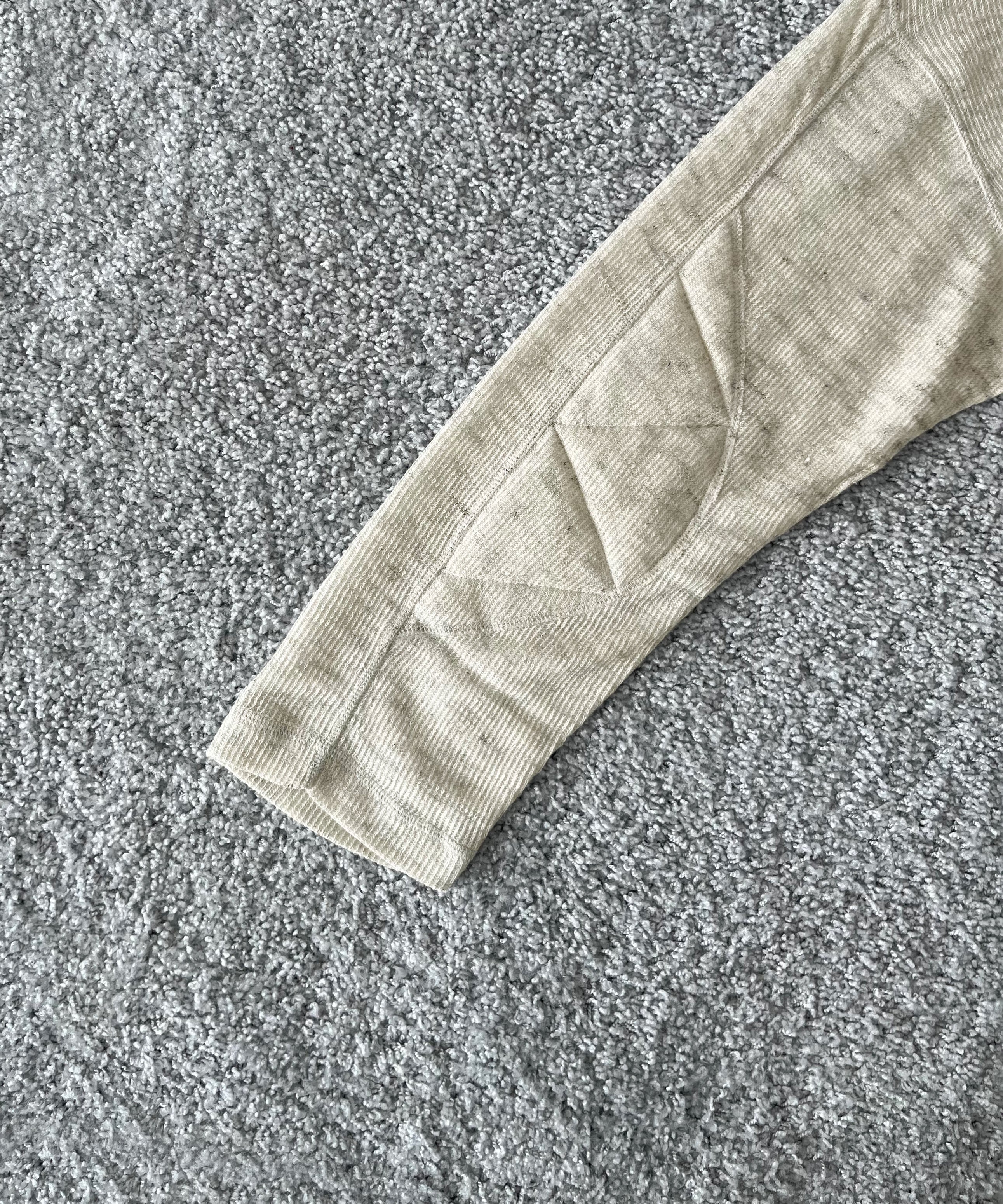ensou. D-shaped long sleeve tee "OATMEAL"