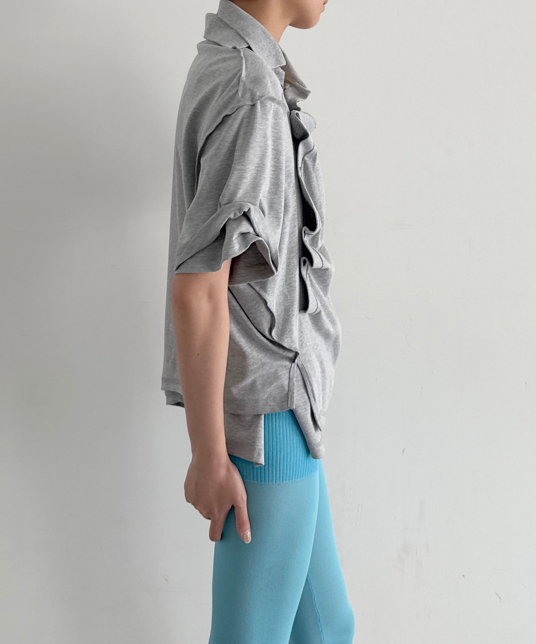 NATASHA ZINKO Double polo "GREY"
