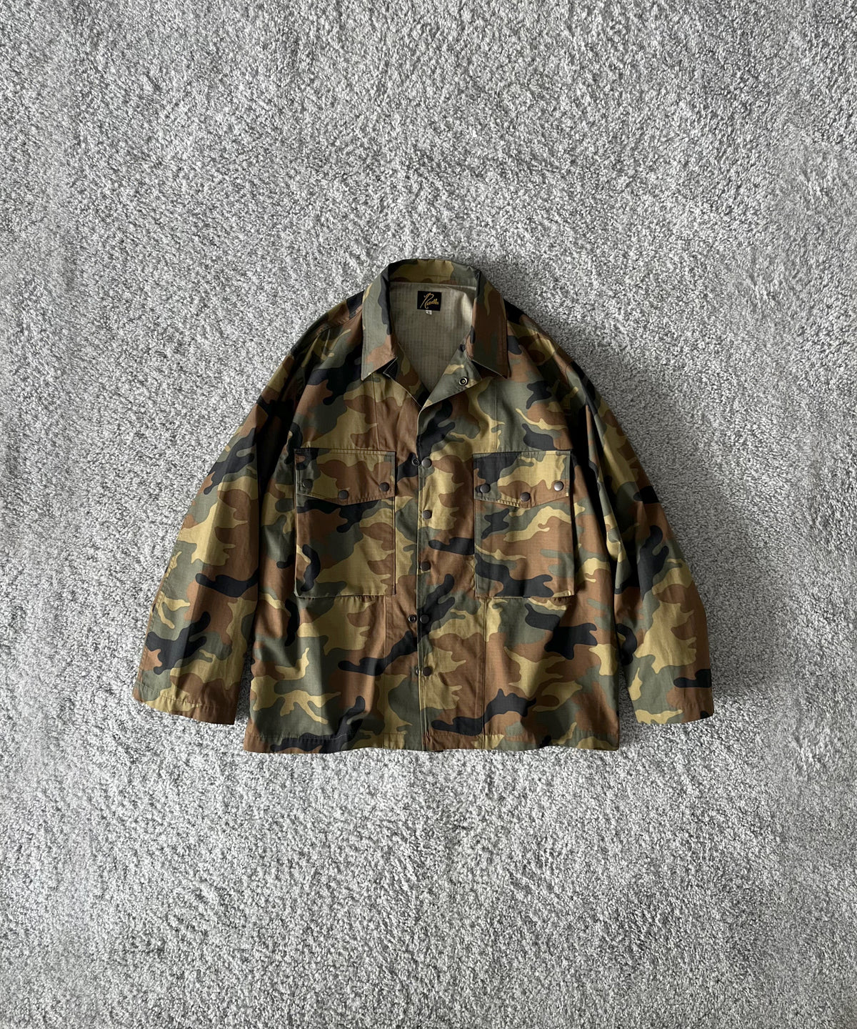 NEEDLES Field jacket- cotton ripstop "A-OLIVE A"