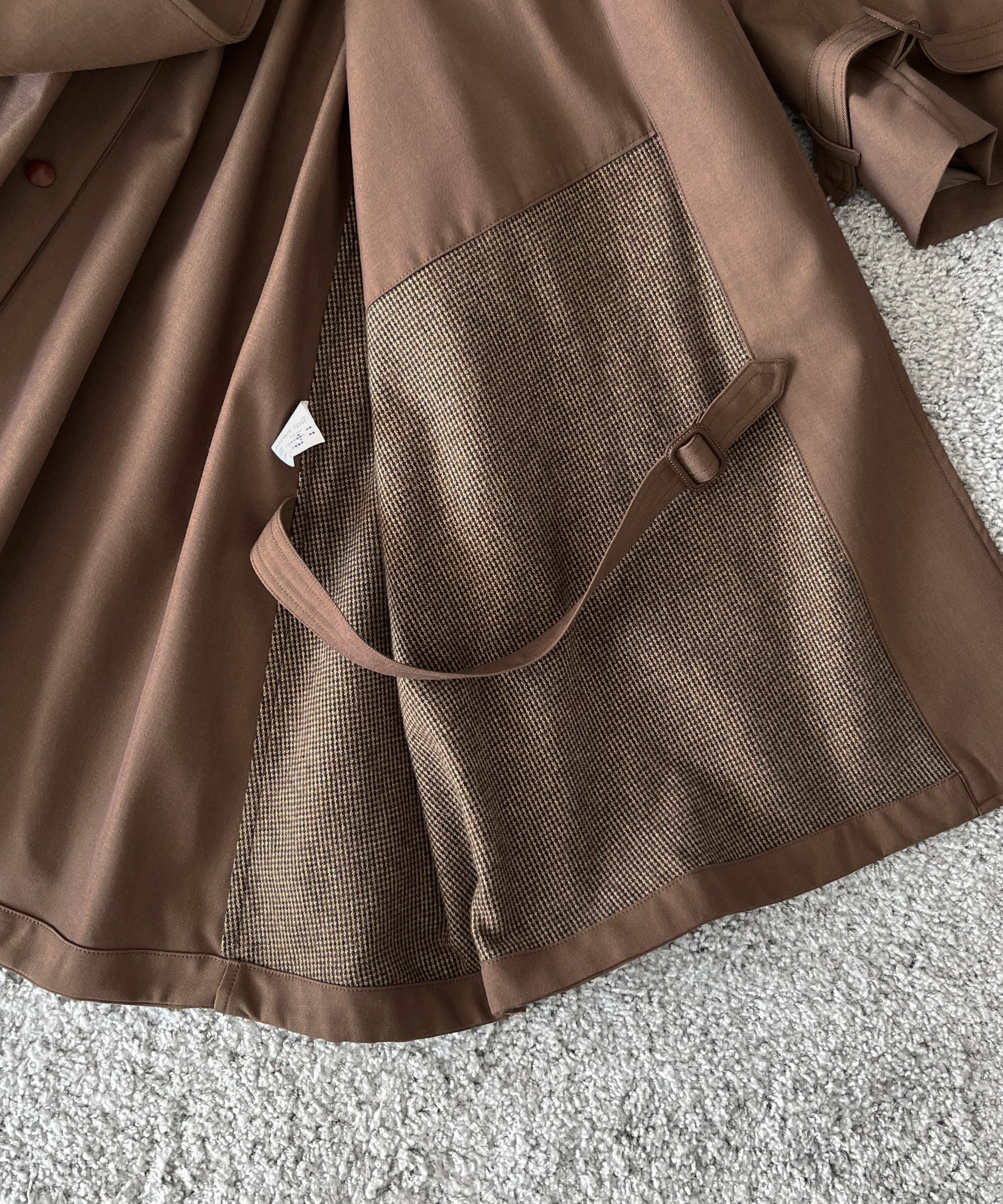 WHOWHAT Motorcycle coat "BROWN"