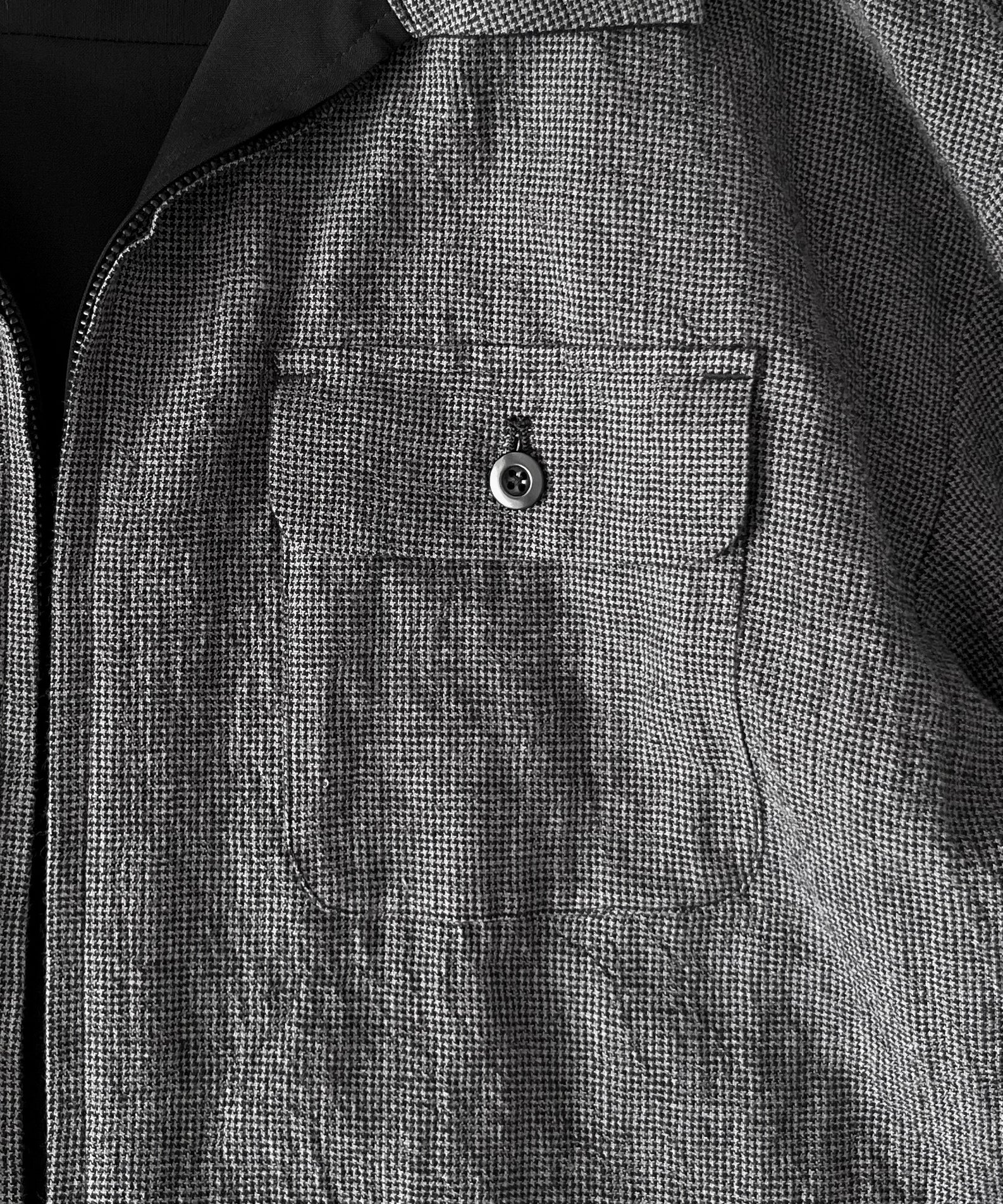 WHOWHAT Reversible blouson "BLACK×GRAY BLACK"