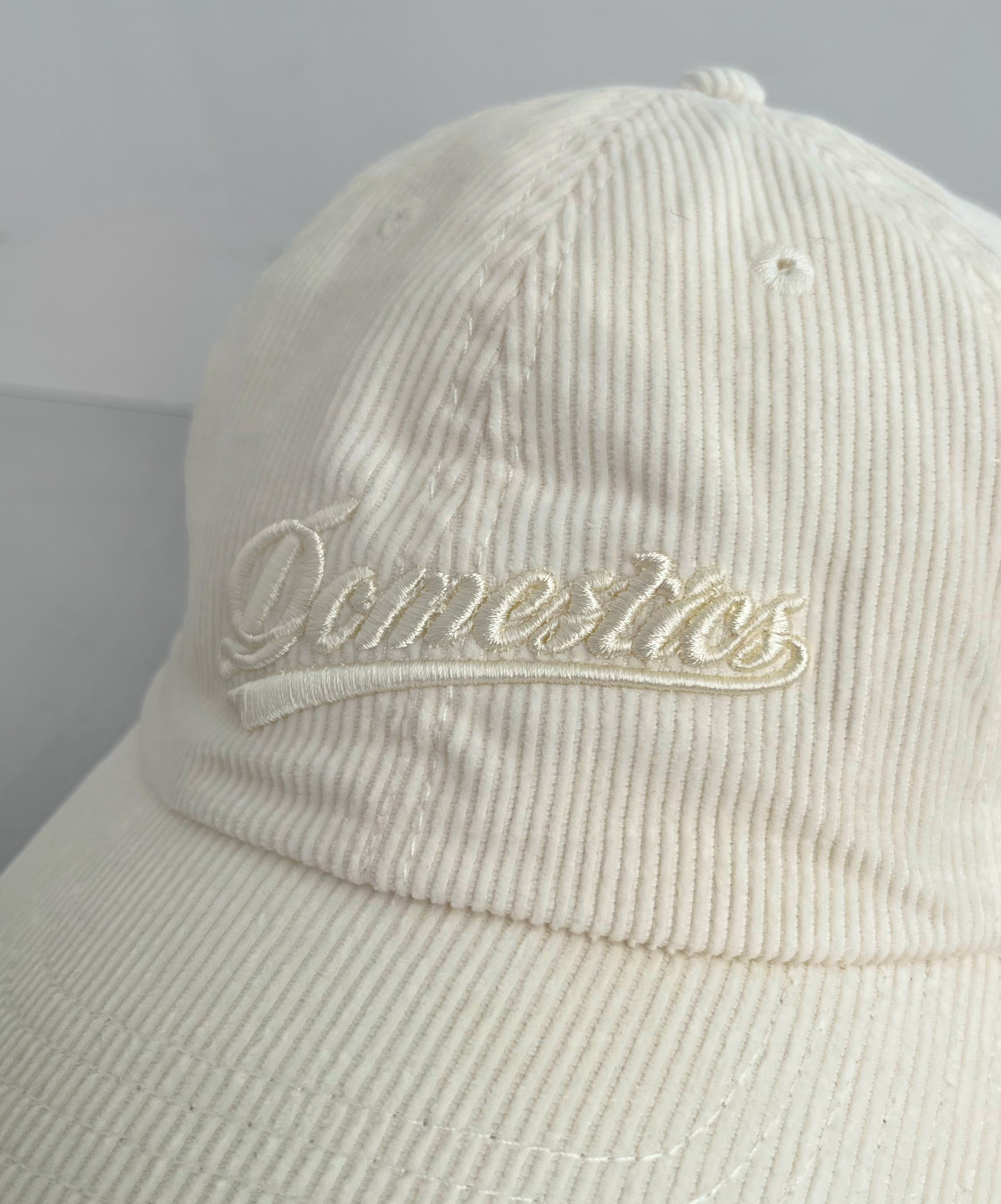 KAIKO Domestic cap corduroy "O.WHITE"