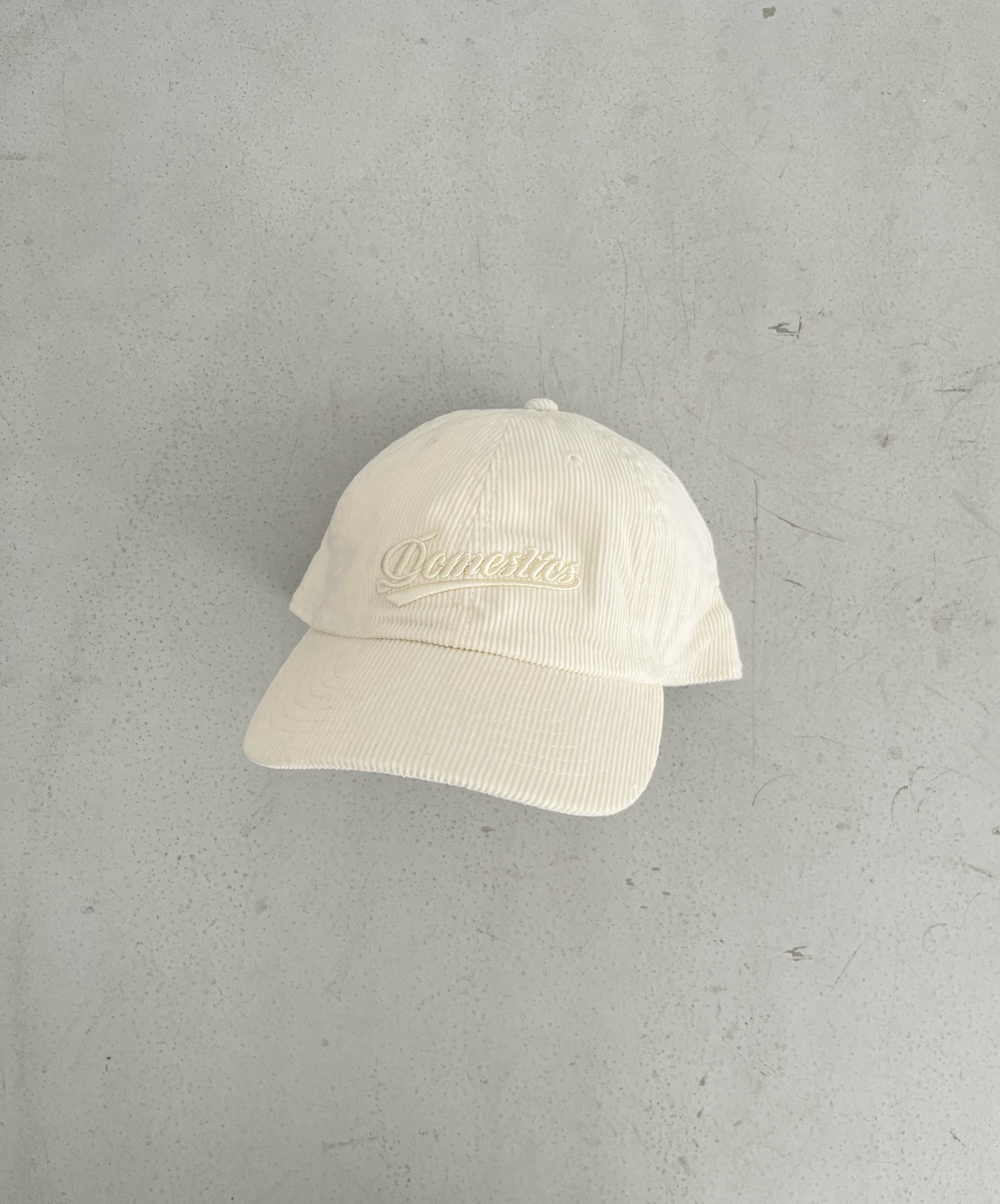 KAIKO Domestic cap corduroy "O.WHITE"