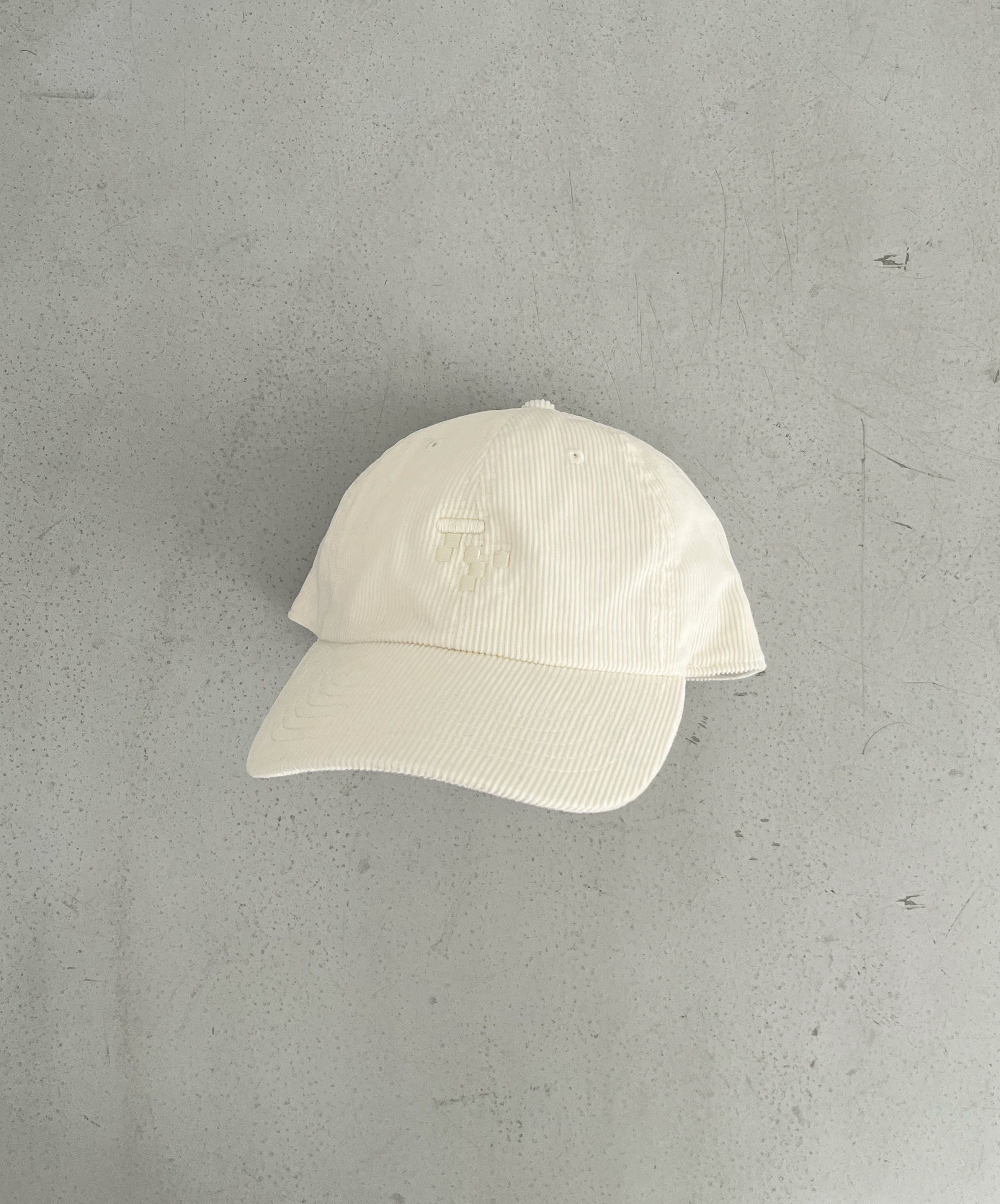 KAIKO Ty cap corduroy "O.WHITE"
