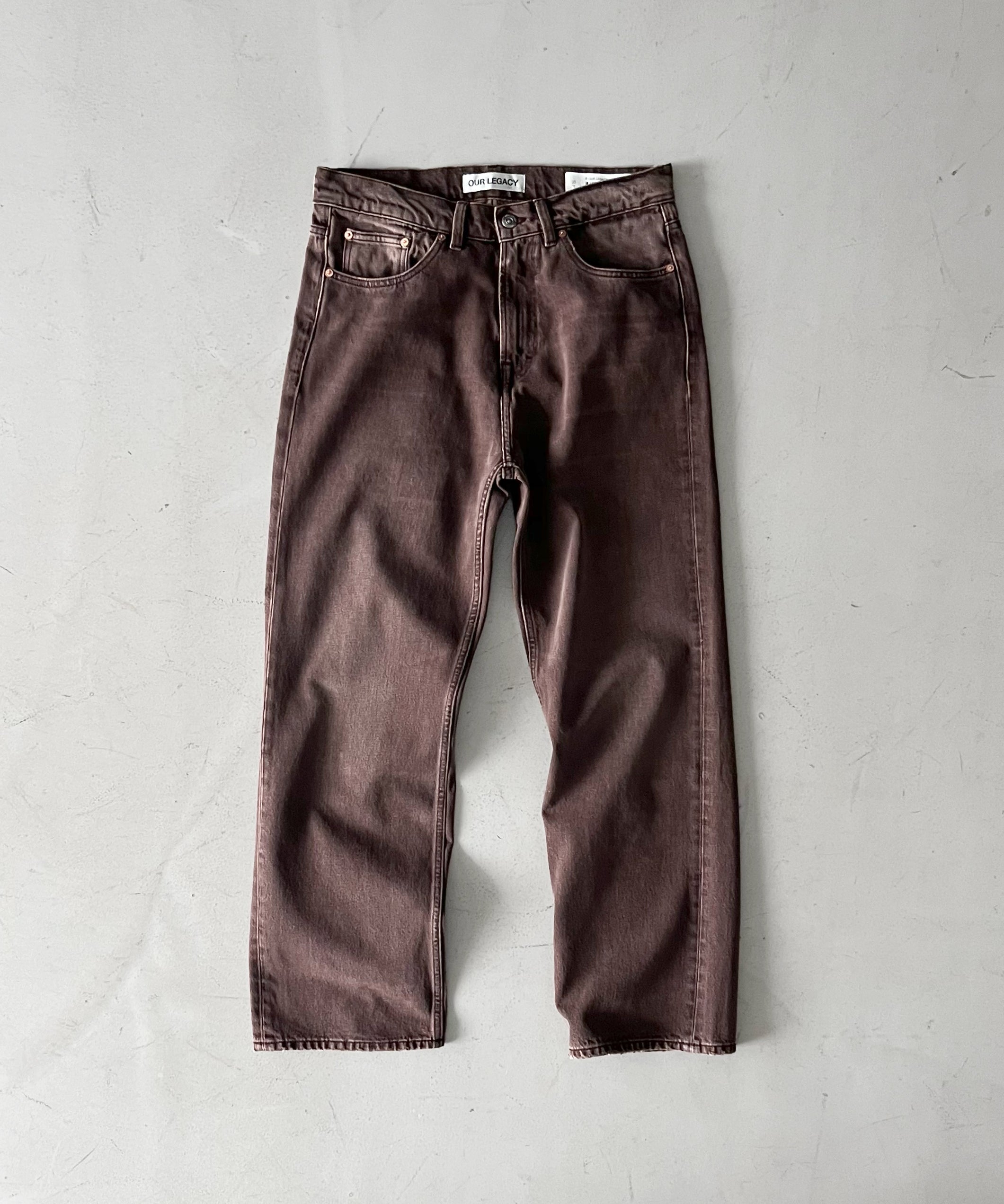 OUR LEGACY Third cut "OVERDYED CHOCO MELON"