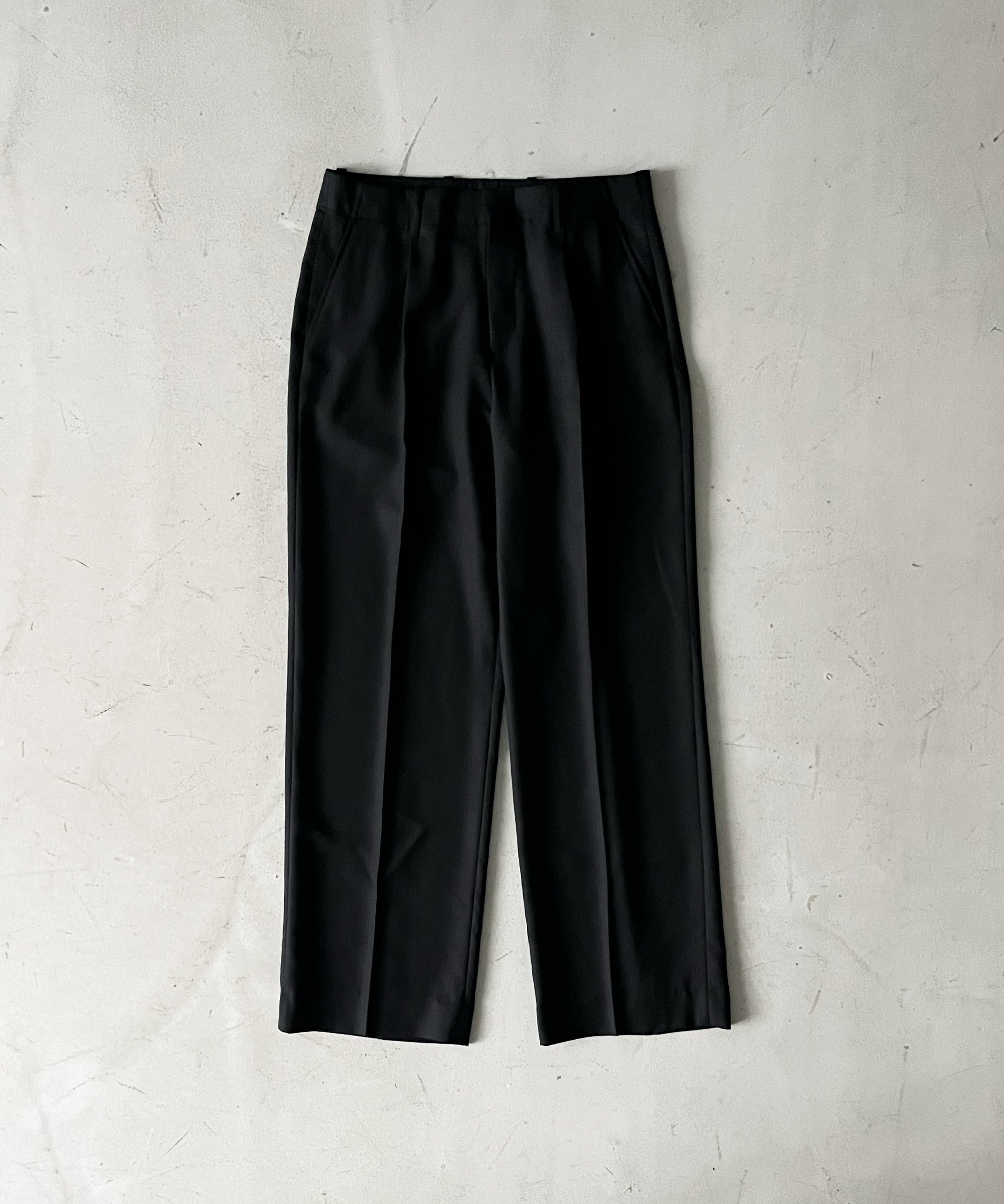 OUR LEGACY Borrowed chino "BLACK PANAMA WOOL"