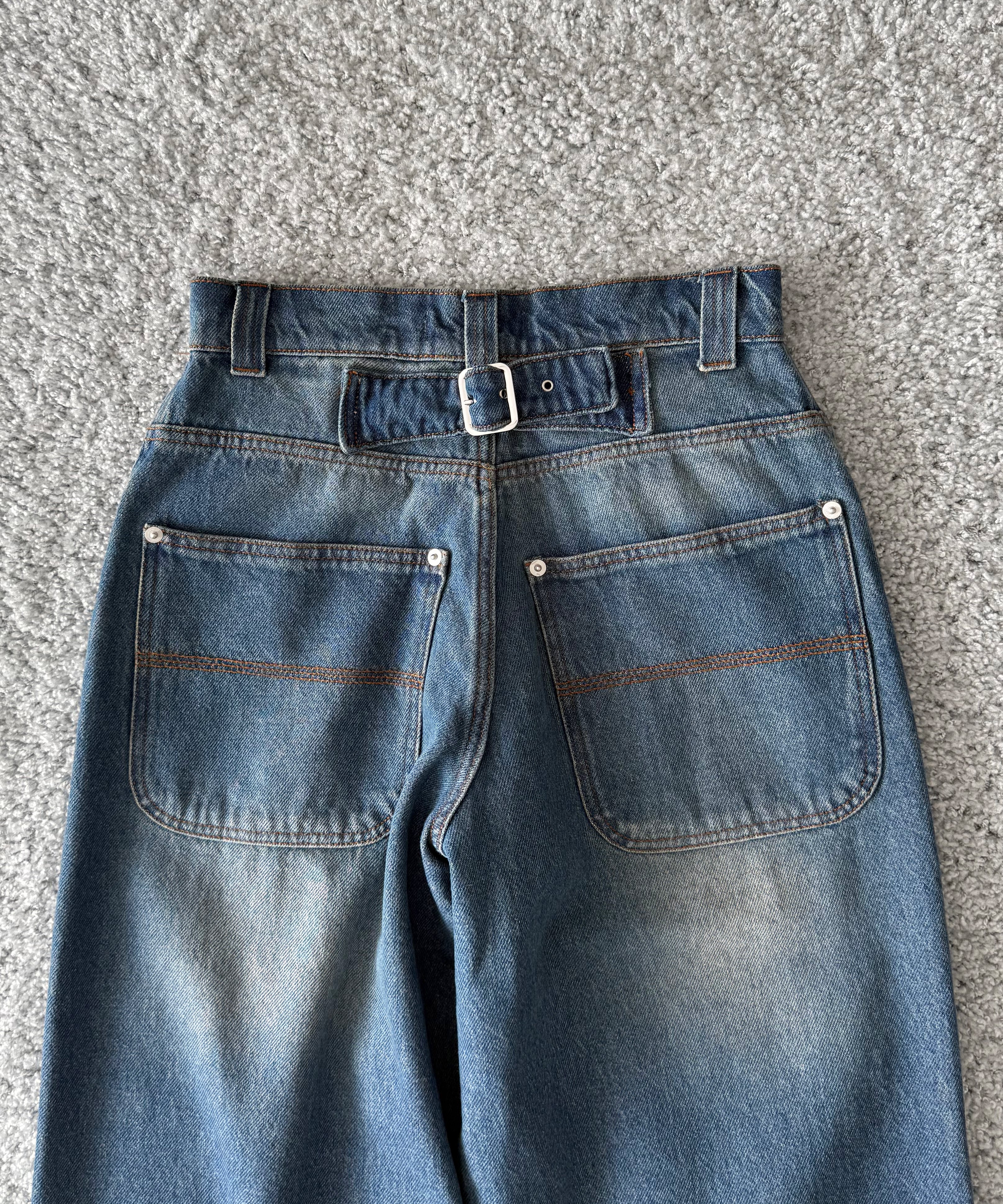 Gimaguas Back trousers "DARK BLUE"