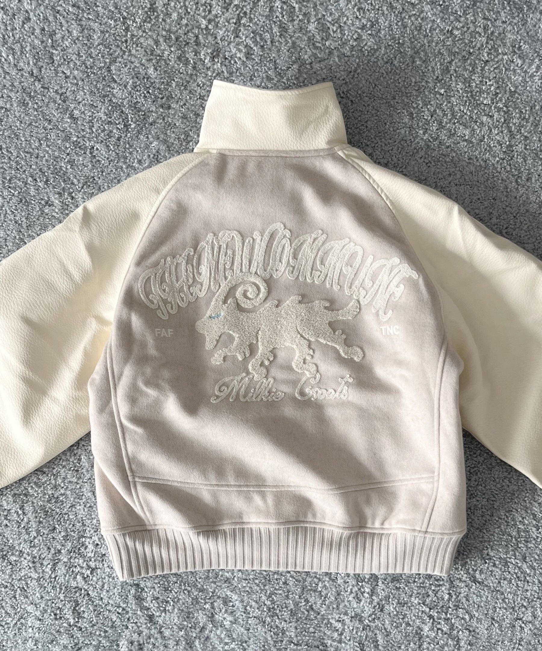 FAF(FAKE AS FLOWERS) Tnc team jacket "ECRU"
