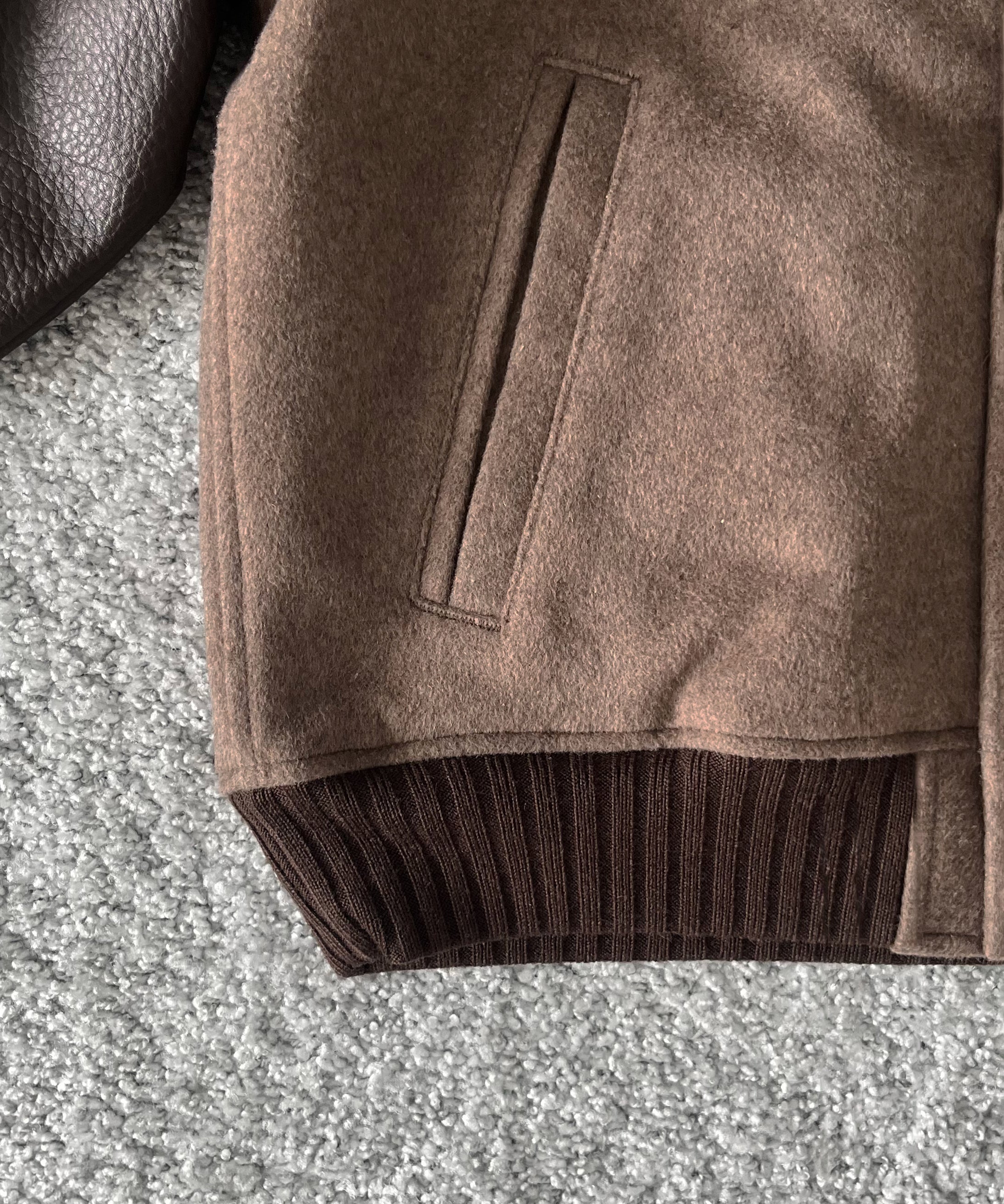 FAF(FAKE AS FLOWERS) Tnc team jacket "BROWN"