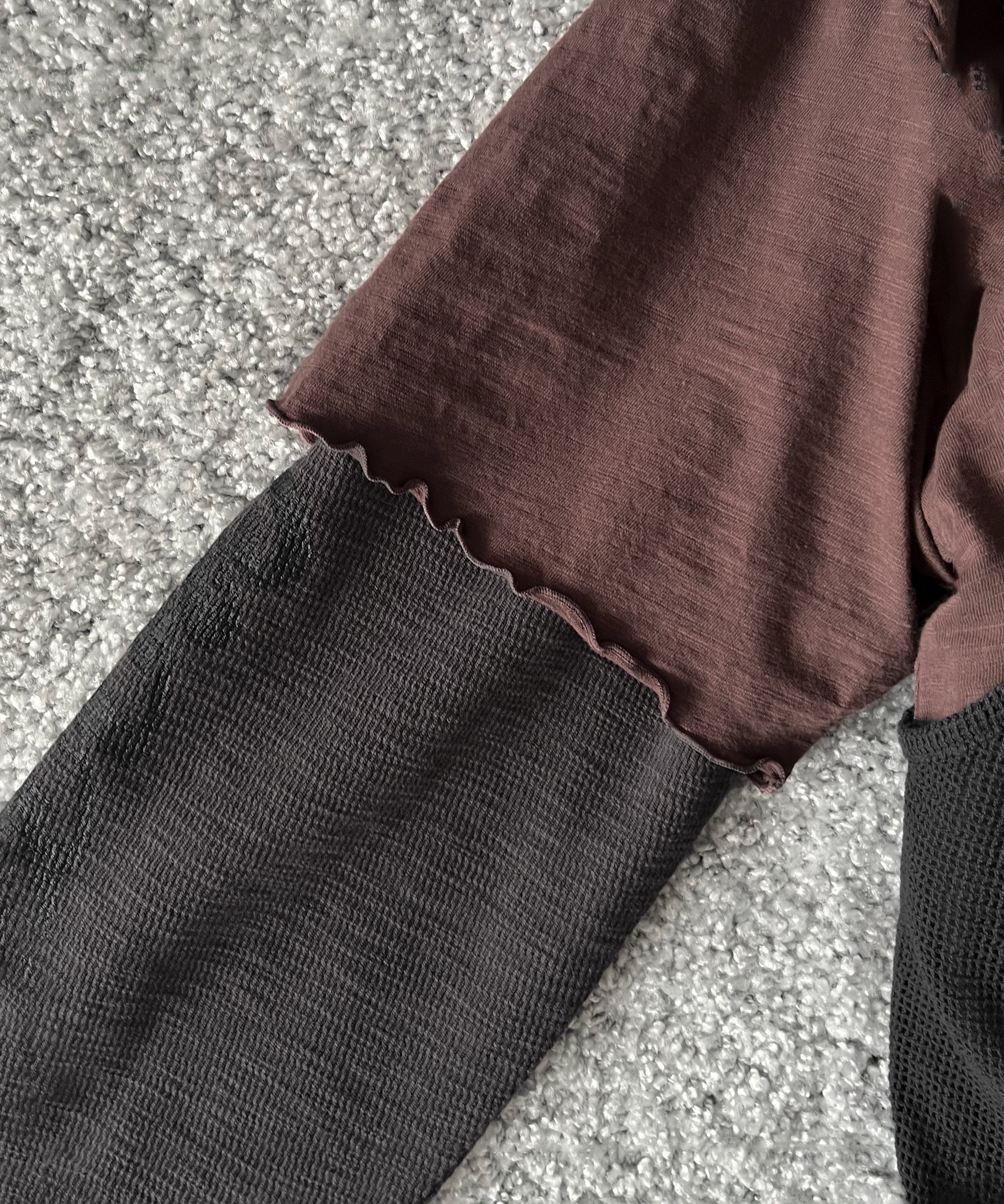 FAF(FAKE AS FLOWERS) 3Layerd ls tee "BLACK"