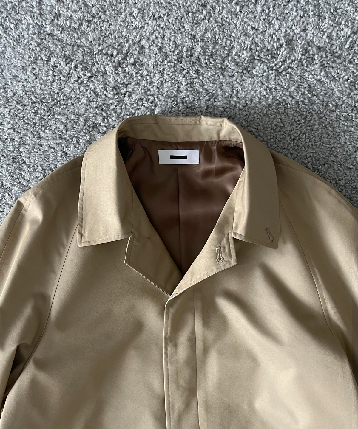 REVERBERATE Trench coat short - pl “BEIGE"
