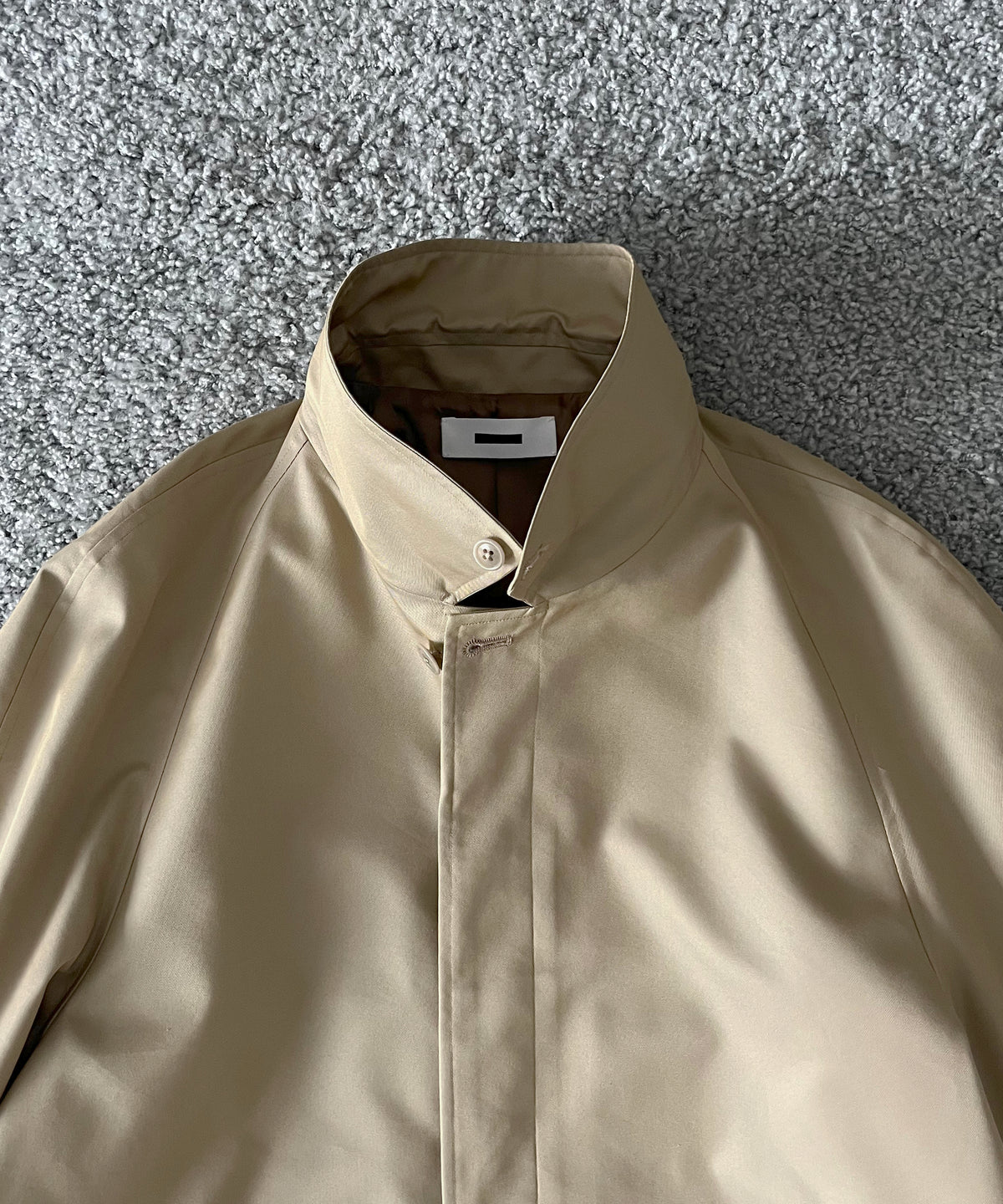 REVERBERATE Trench coat short - pl “BEIGE"