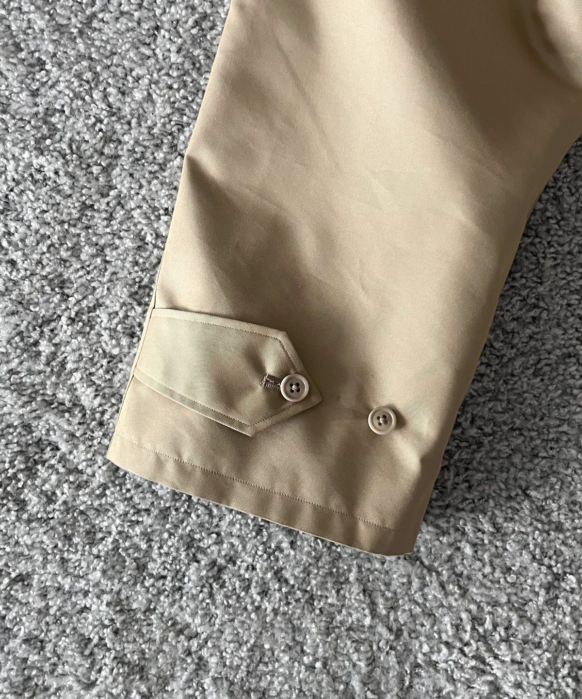 REVERBERATE Trench coat short - pl “BEIGE"