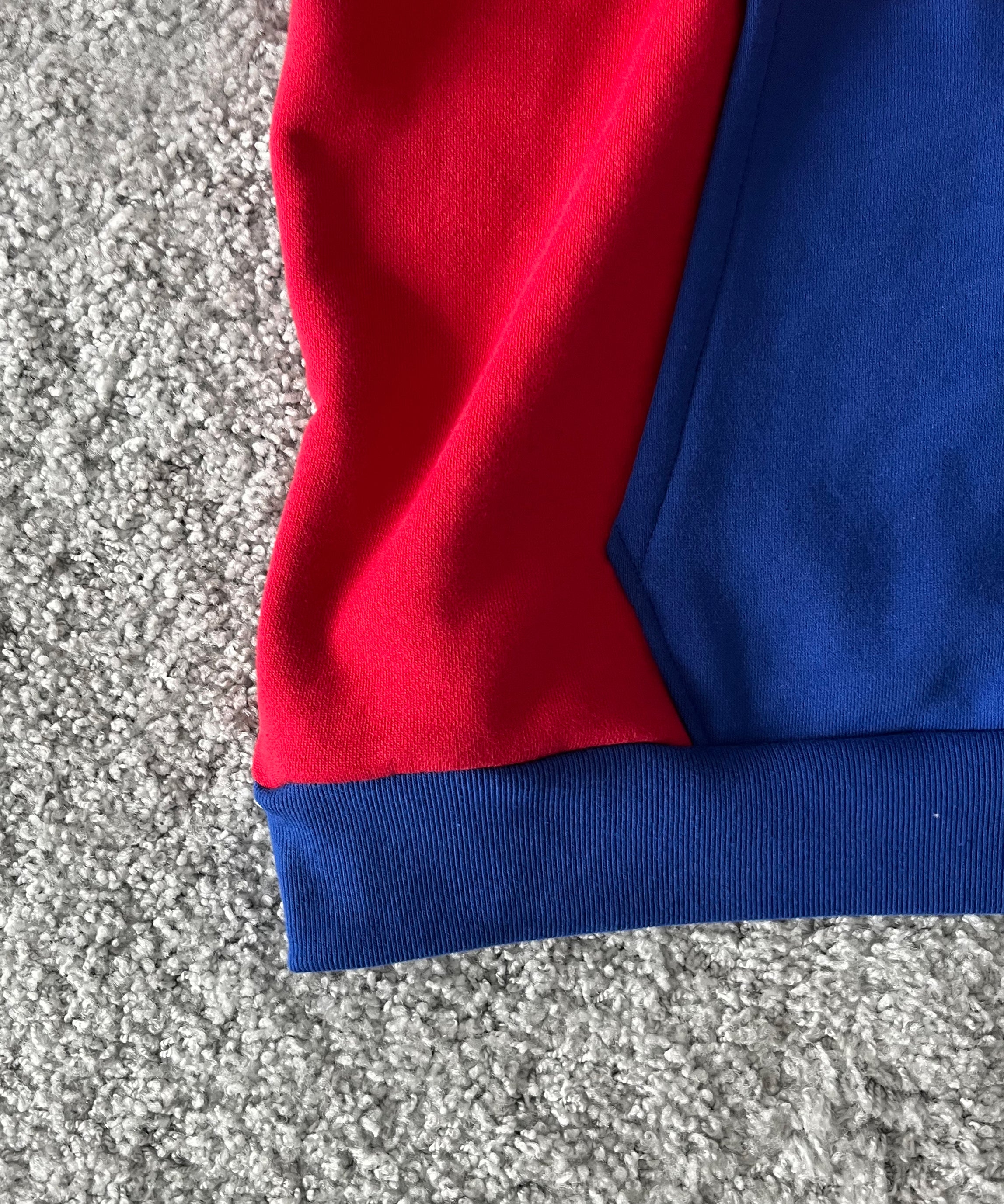 KOOKY ZOO 2Tone hoodie "RED×BLUE"