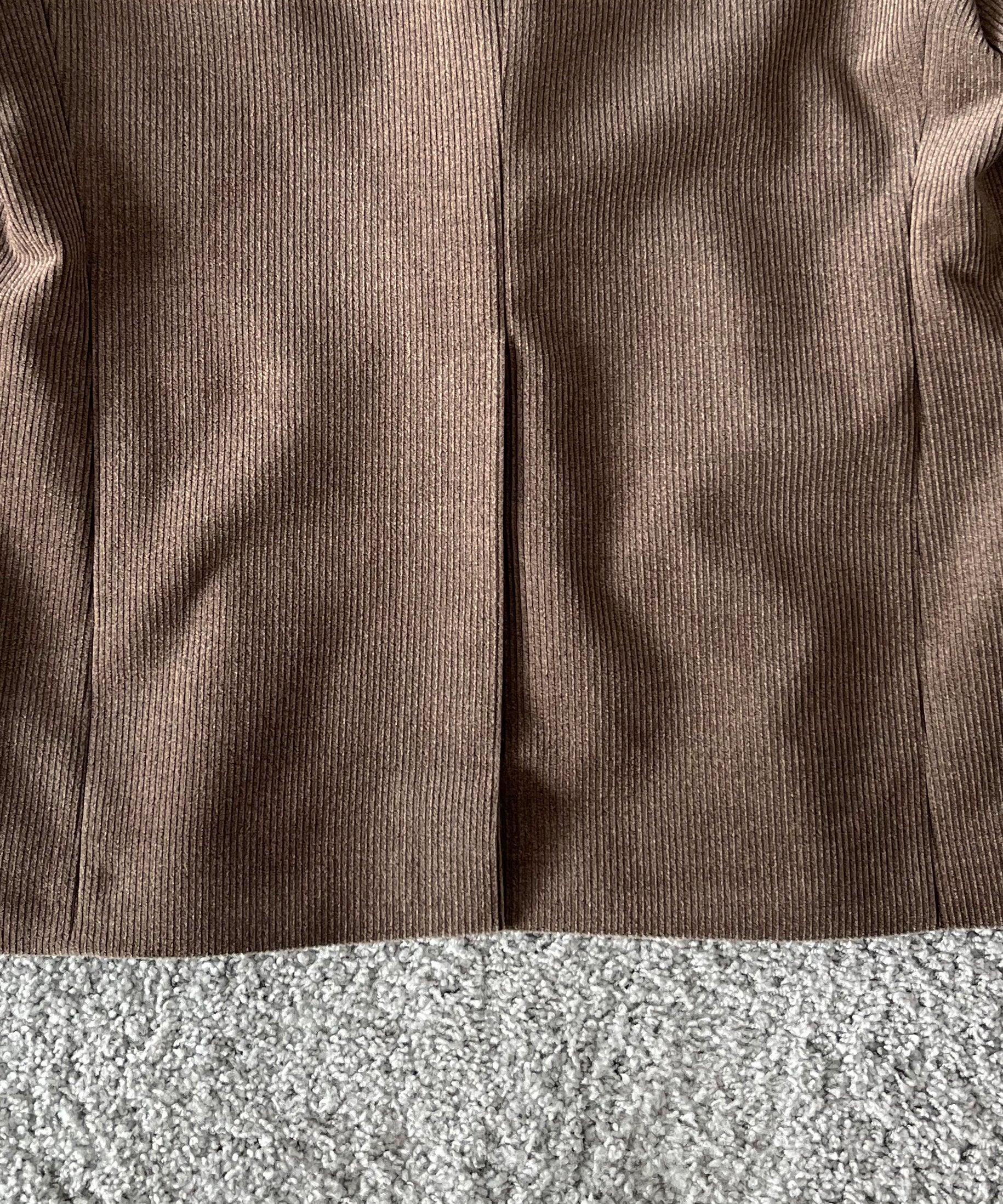 UNUSED Us2581 corduroy jacket "TAUPE"