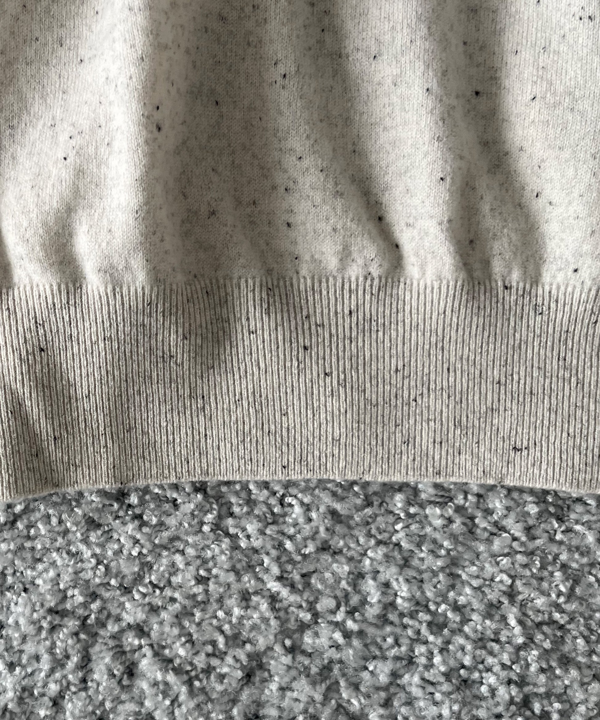 crepuscule L/s v neck "WHITE"