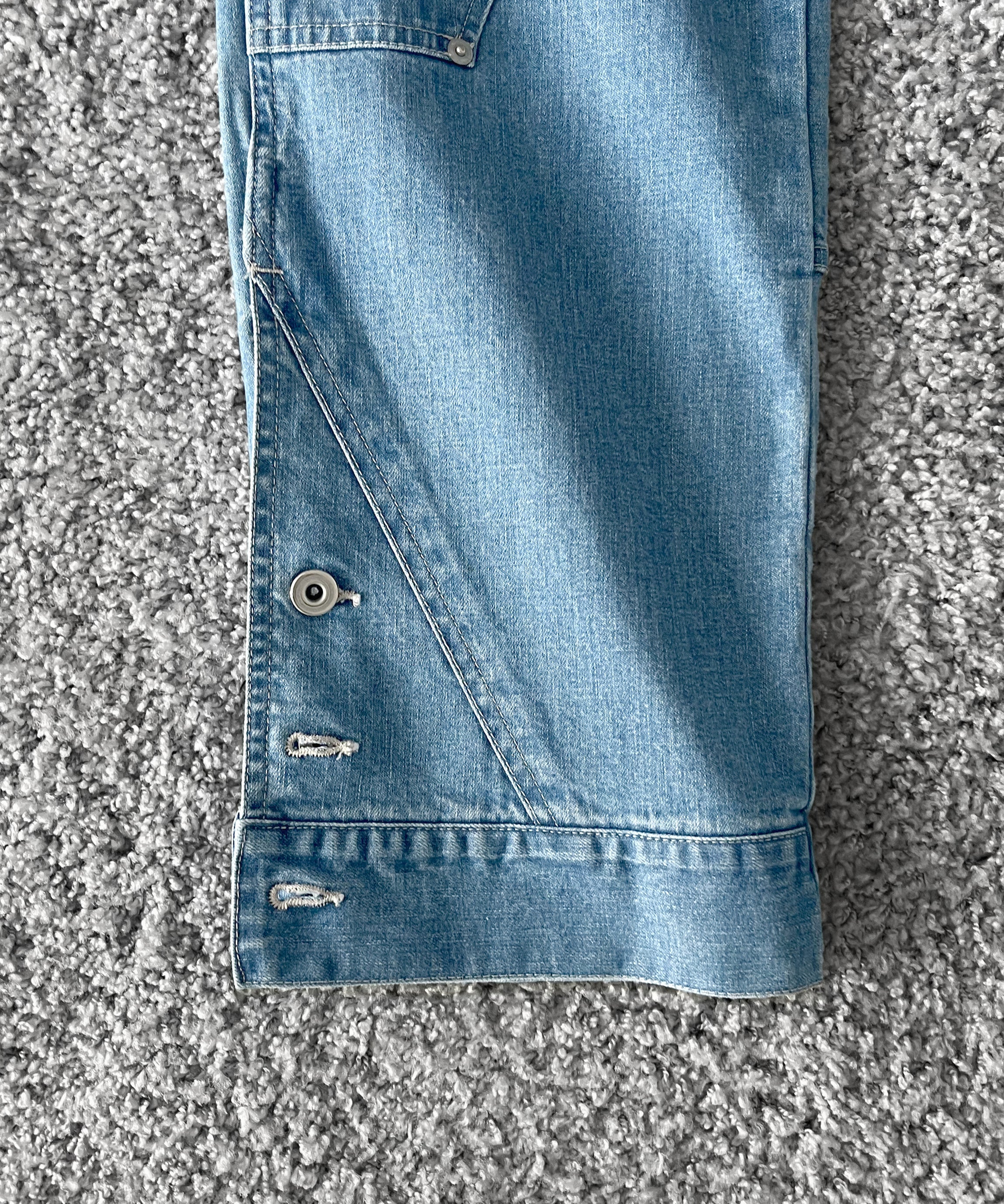 WHOWHAT Puzzle denim pants〈new type〉 "INDIGO FADE"