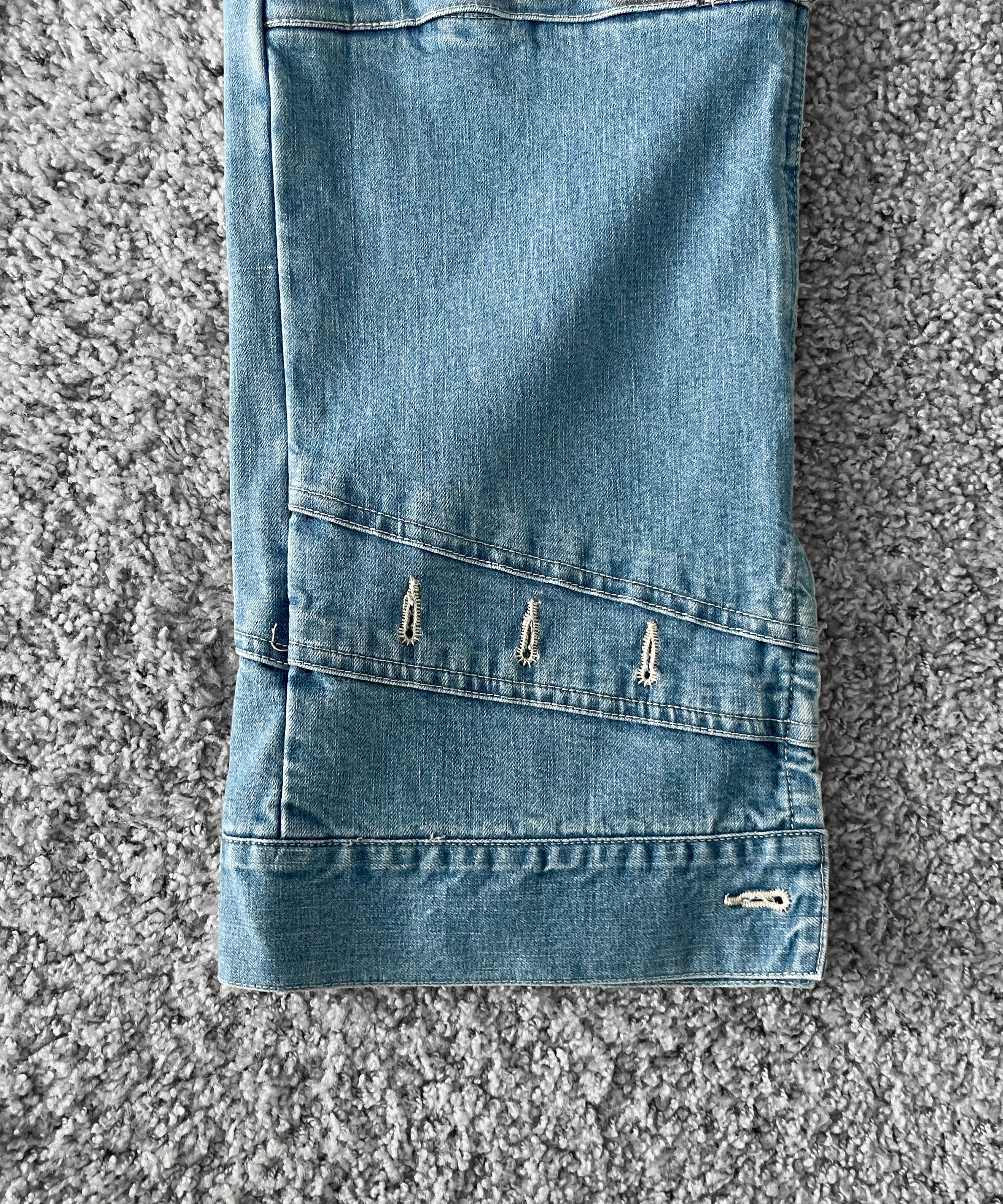 WHOWHAT Puzzle denim pants〈new type〉 "INDIGO FADE"