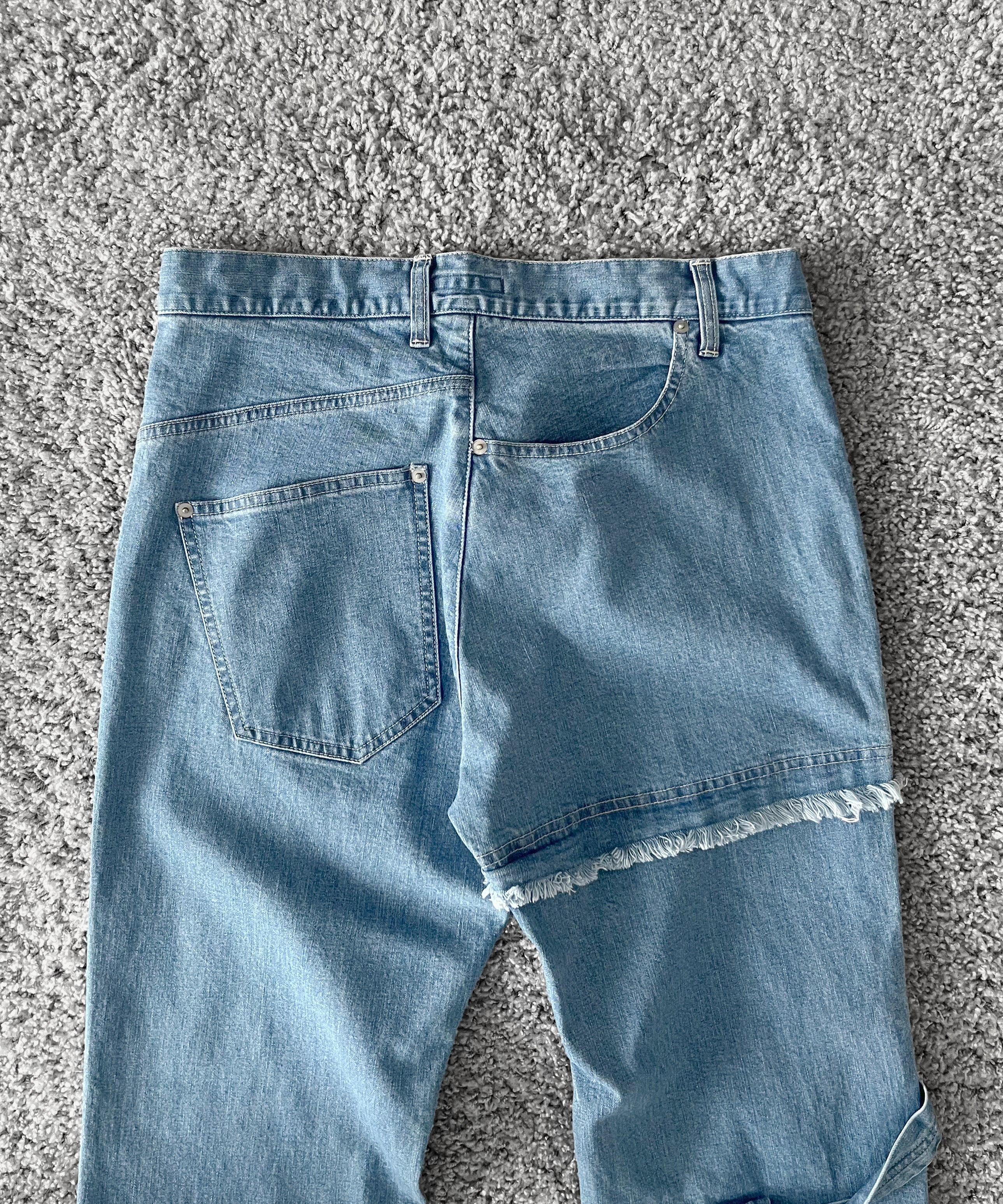 WHOWHAT Puzzle denim pants〈new type〉 "INDIGO FADE"