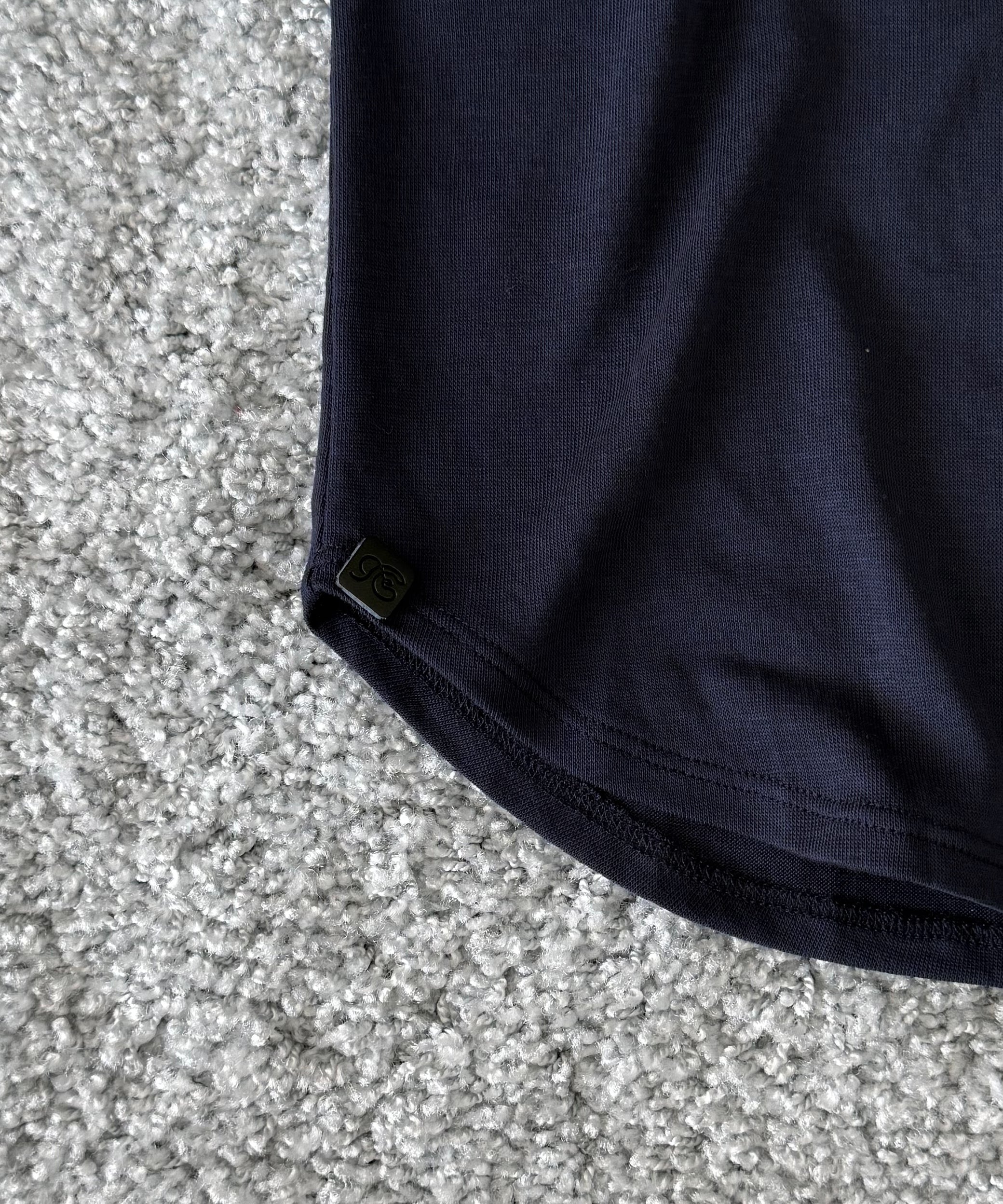 Fax Copy Express Afternoon stretch relaxed top "NAVY"