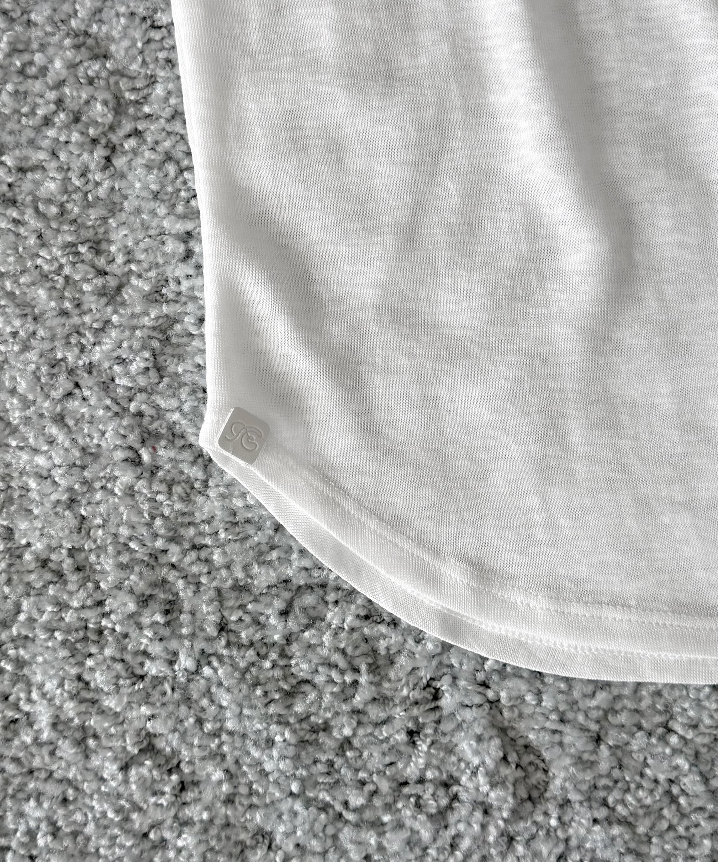Fax Copy Express Afternoon stretch relaxed top "WHITE"