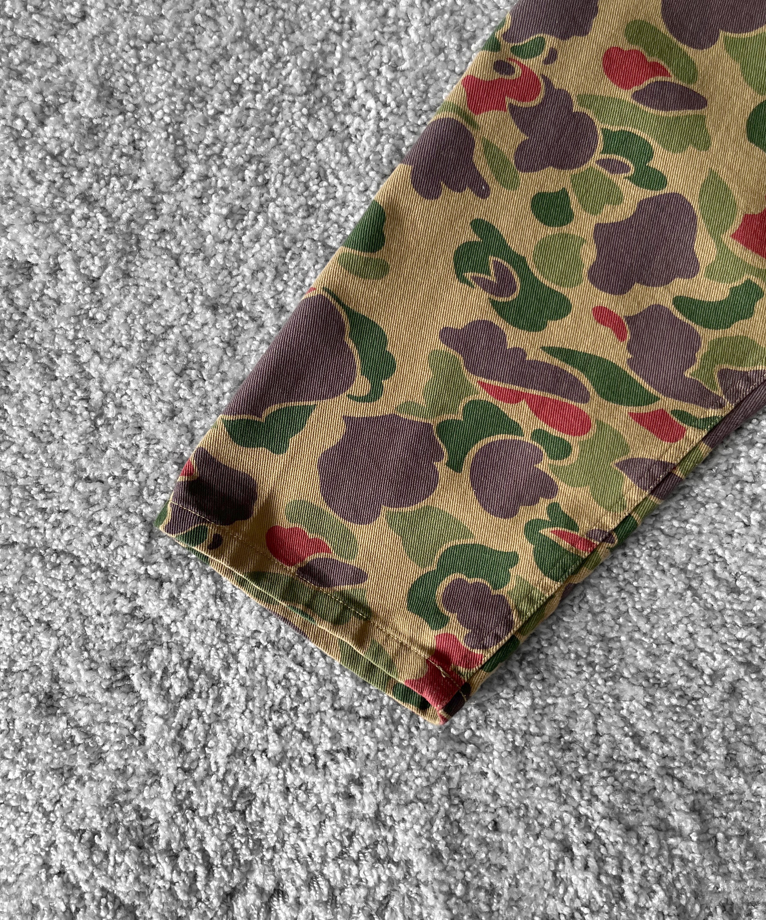 NEEDLES Military shirt jacket - camo twill "C-OLIVE"