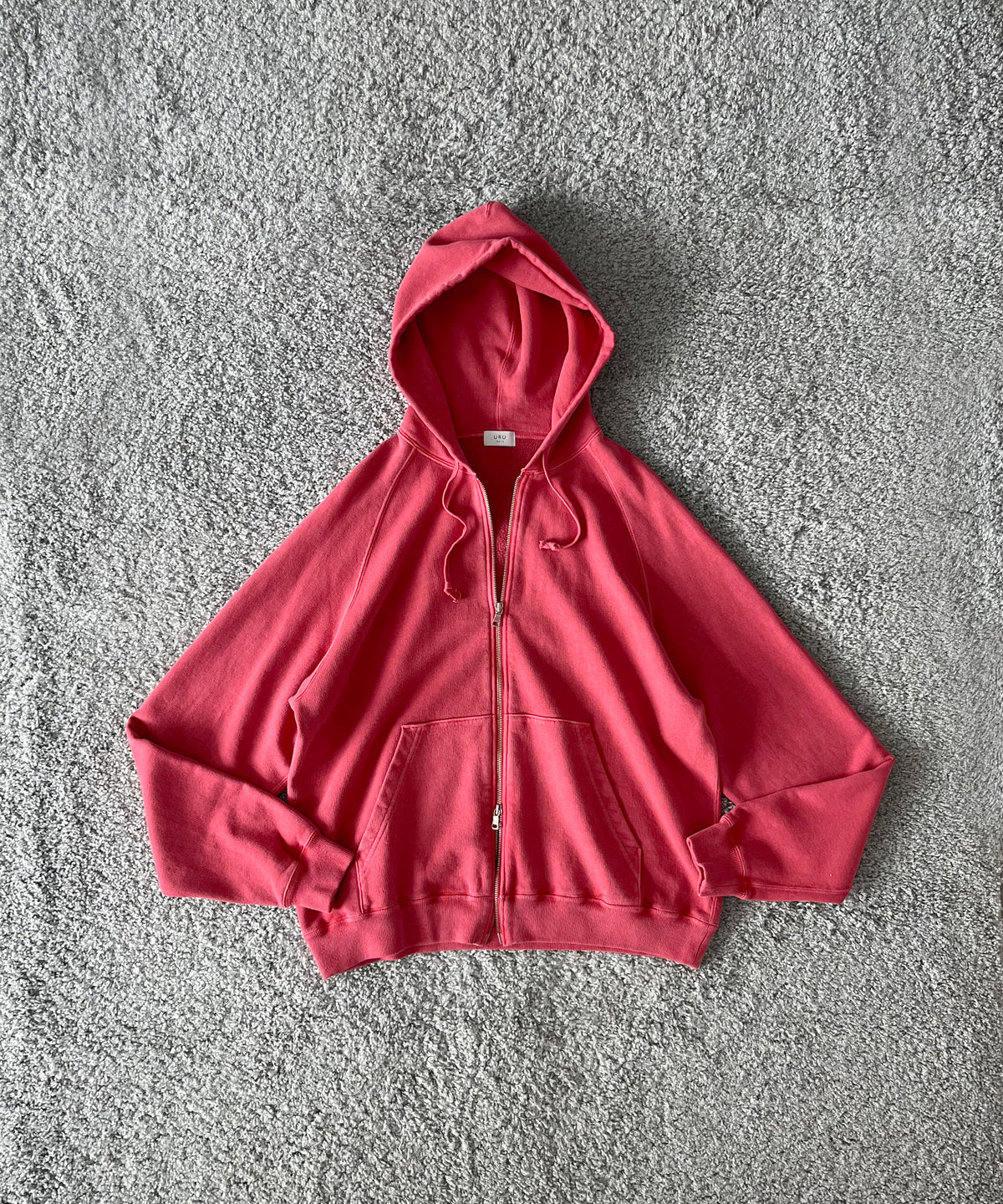 URU Zip up sweat "RED"
