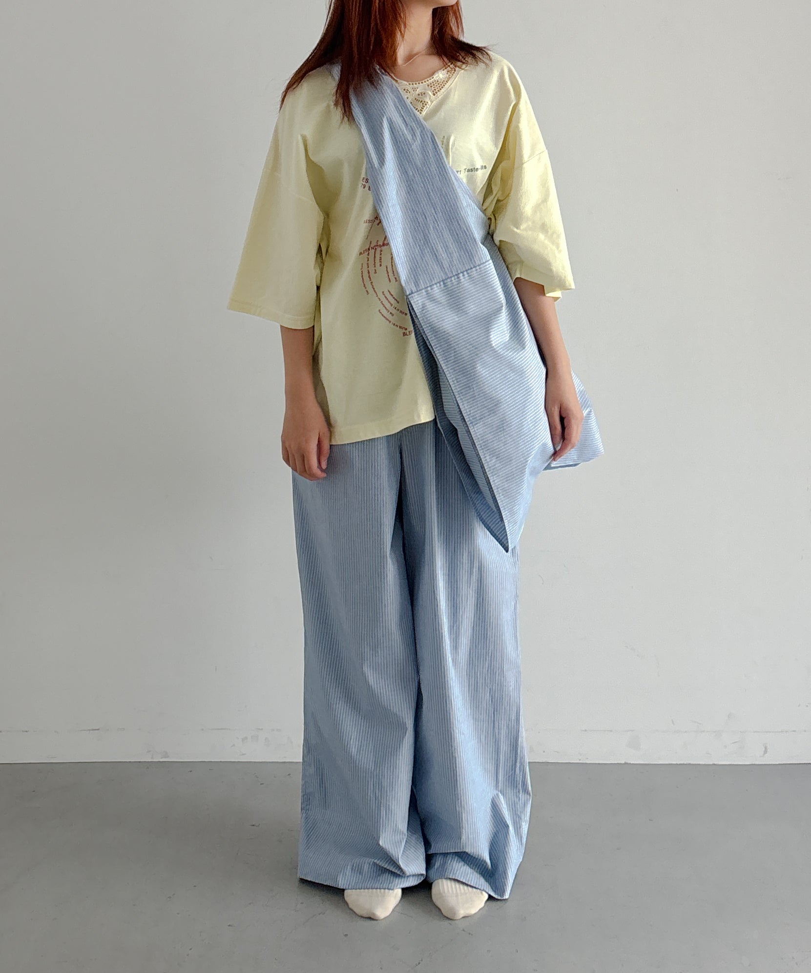 Baserange Hale bag "BLUE STRIPE"