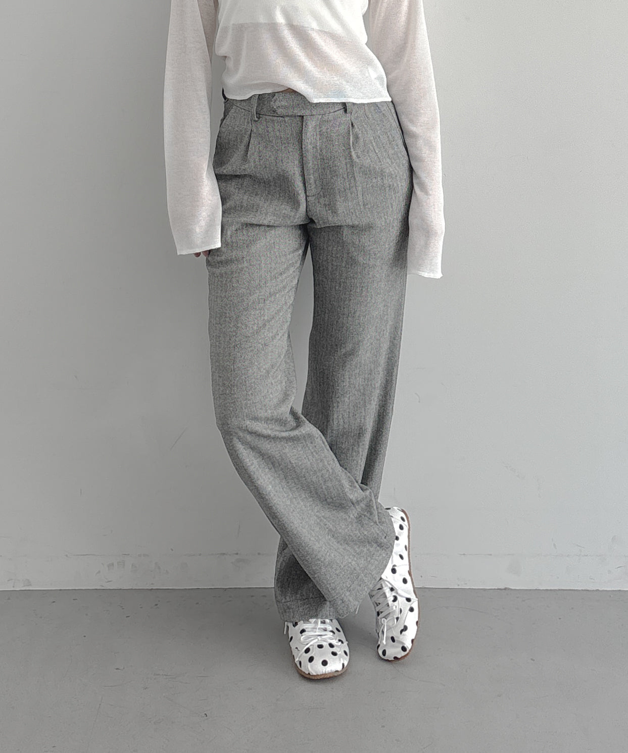 Gimaguas Mercy trousers "GREY-BEIGE"