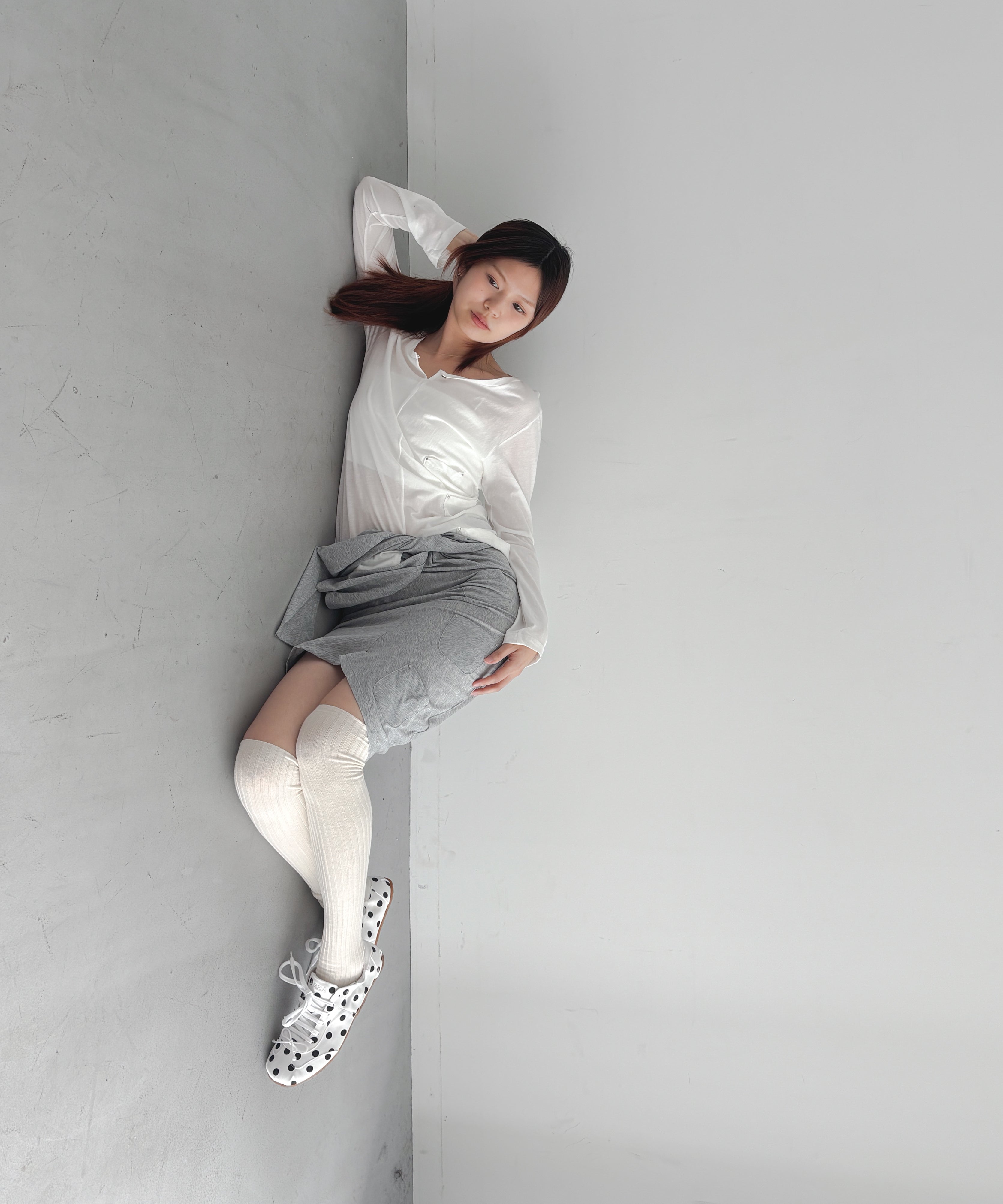 ULIKASANCTUS 3-pocket t shirt "WHITE"