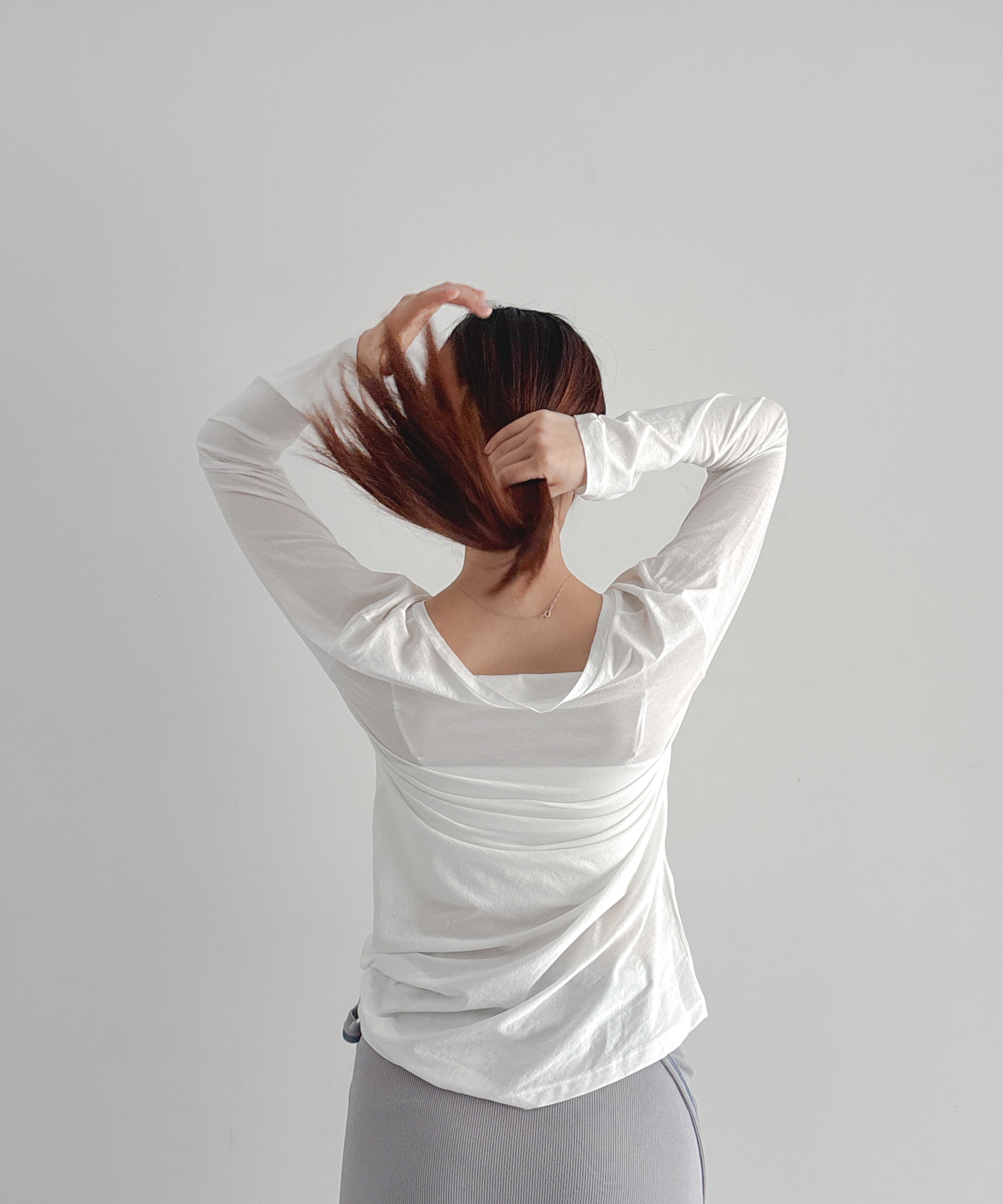 ULIKASANCTUS 3-pocket t shirt "WHITE"