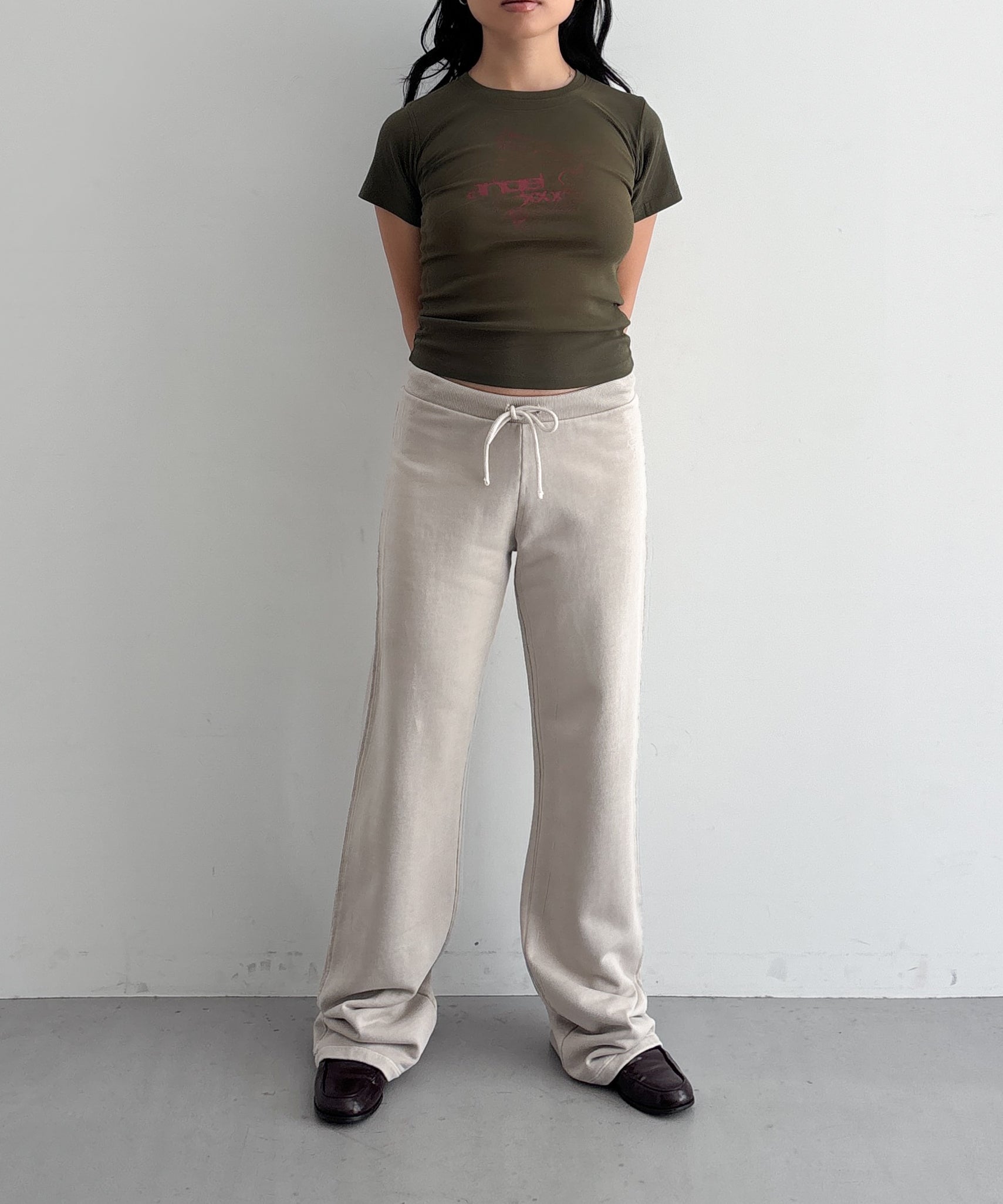 LOADINGROOM Angel goblin tee "KHAKI"