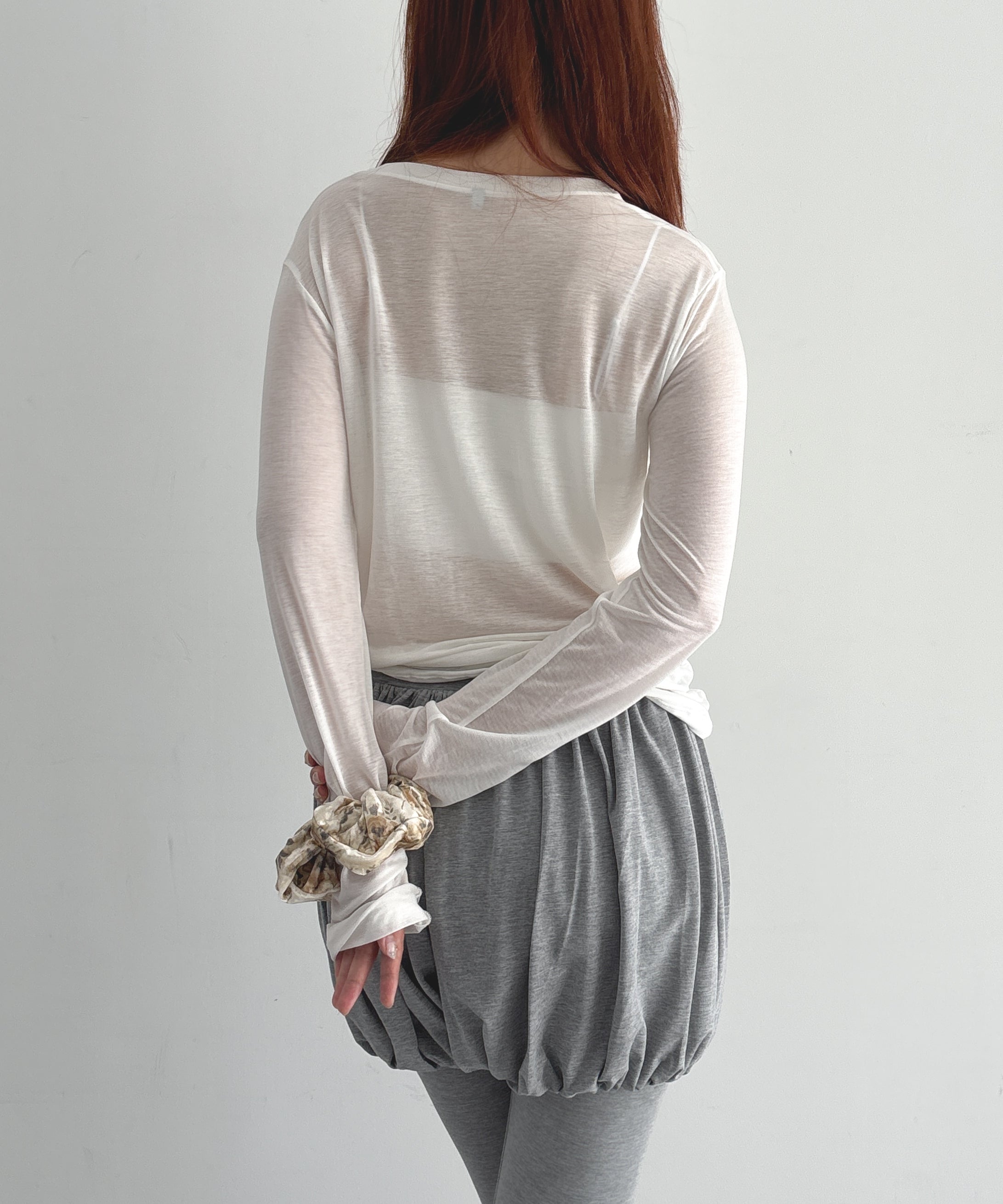 Baserange Long sleeve tee "UNDYED"