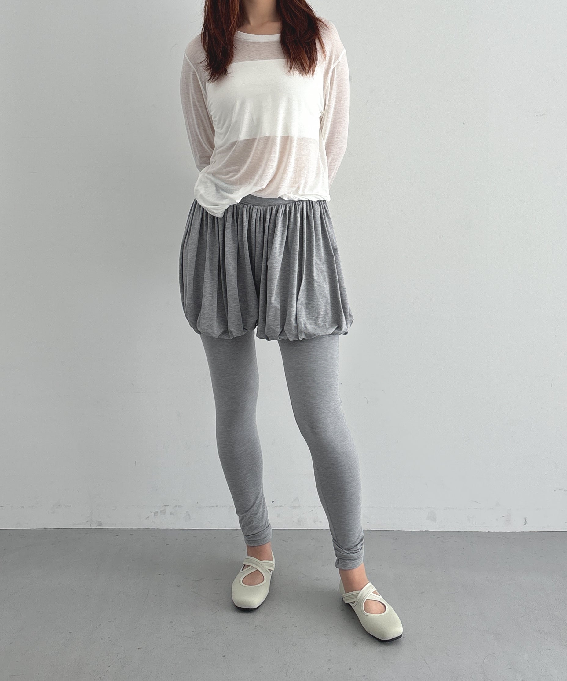 Baserange Long sleeve tee "UNDYED"