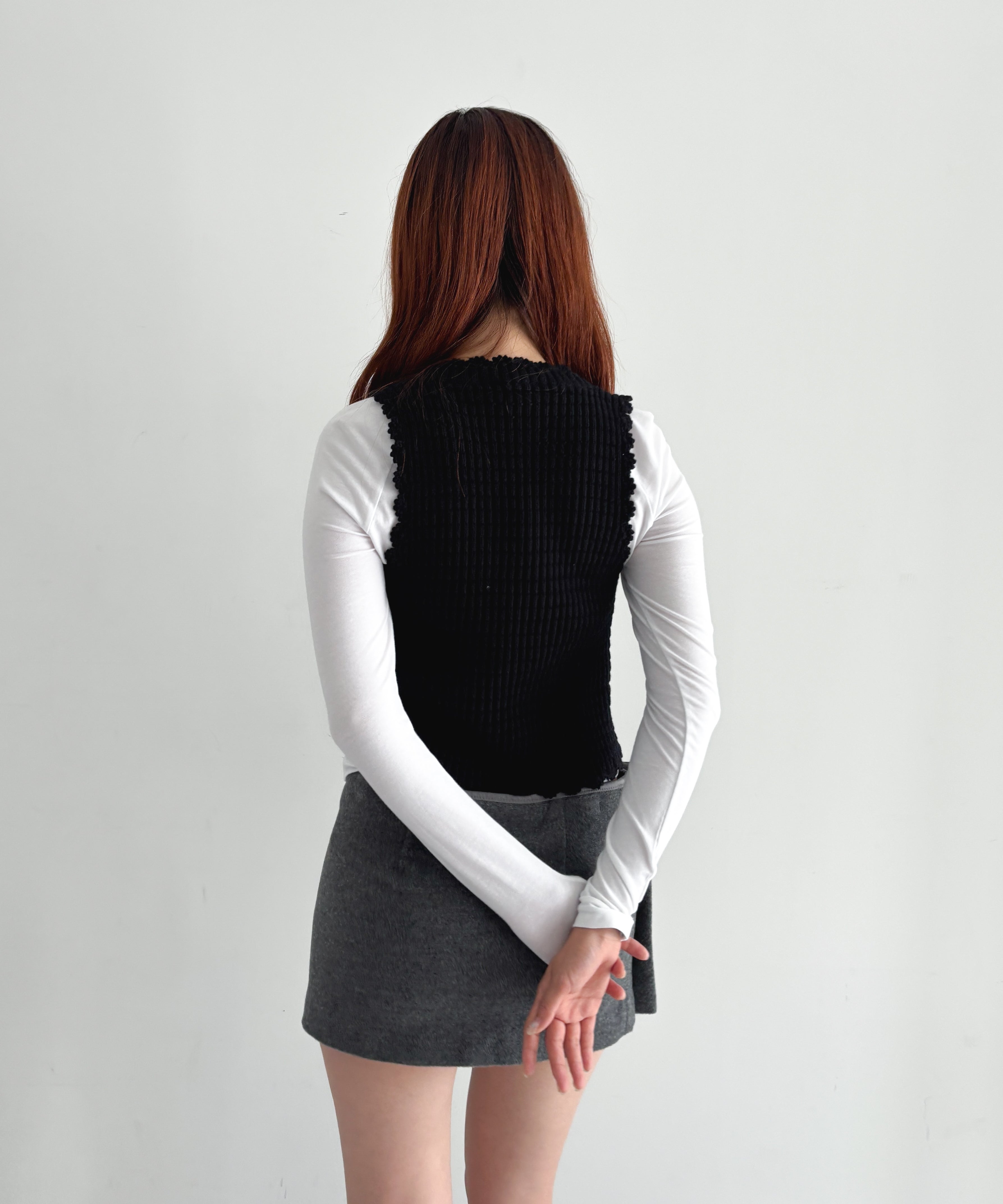 GANNI ガニー　トップス　黒 Ganni【ガニー】Cotton textured lace top 