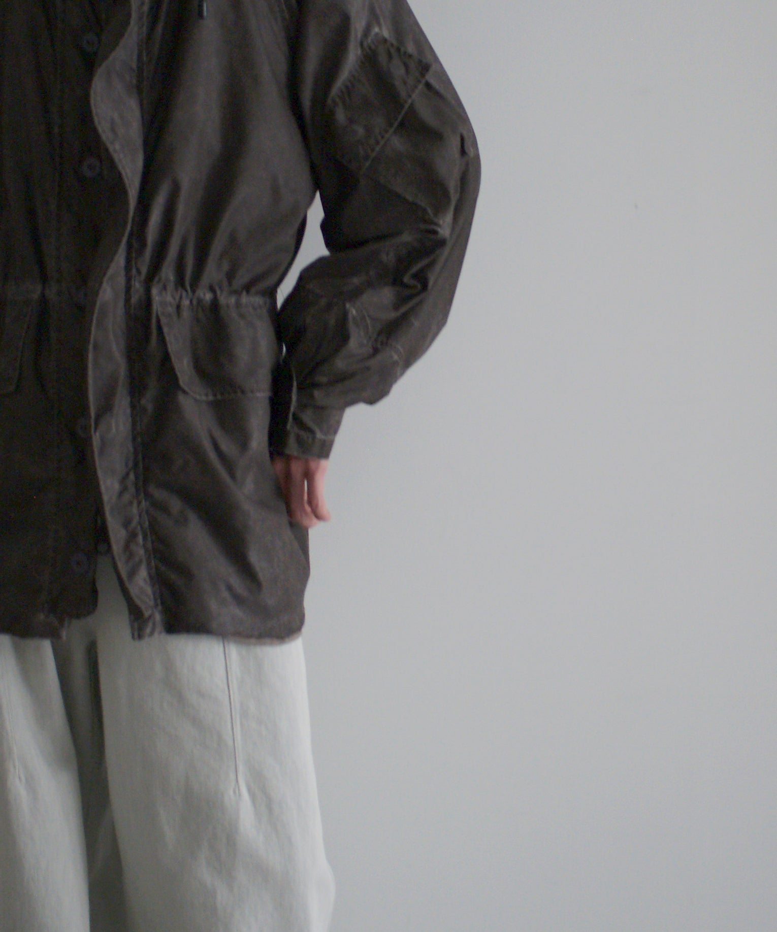 OUR LEGACY Horizon jacket "BROWN WASH OUT NYLON"