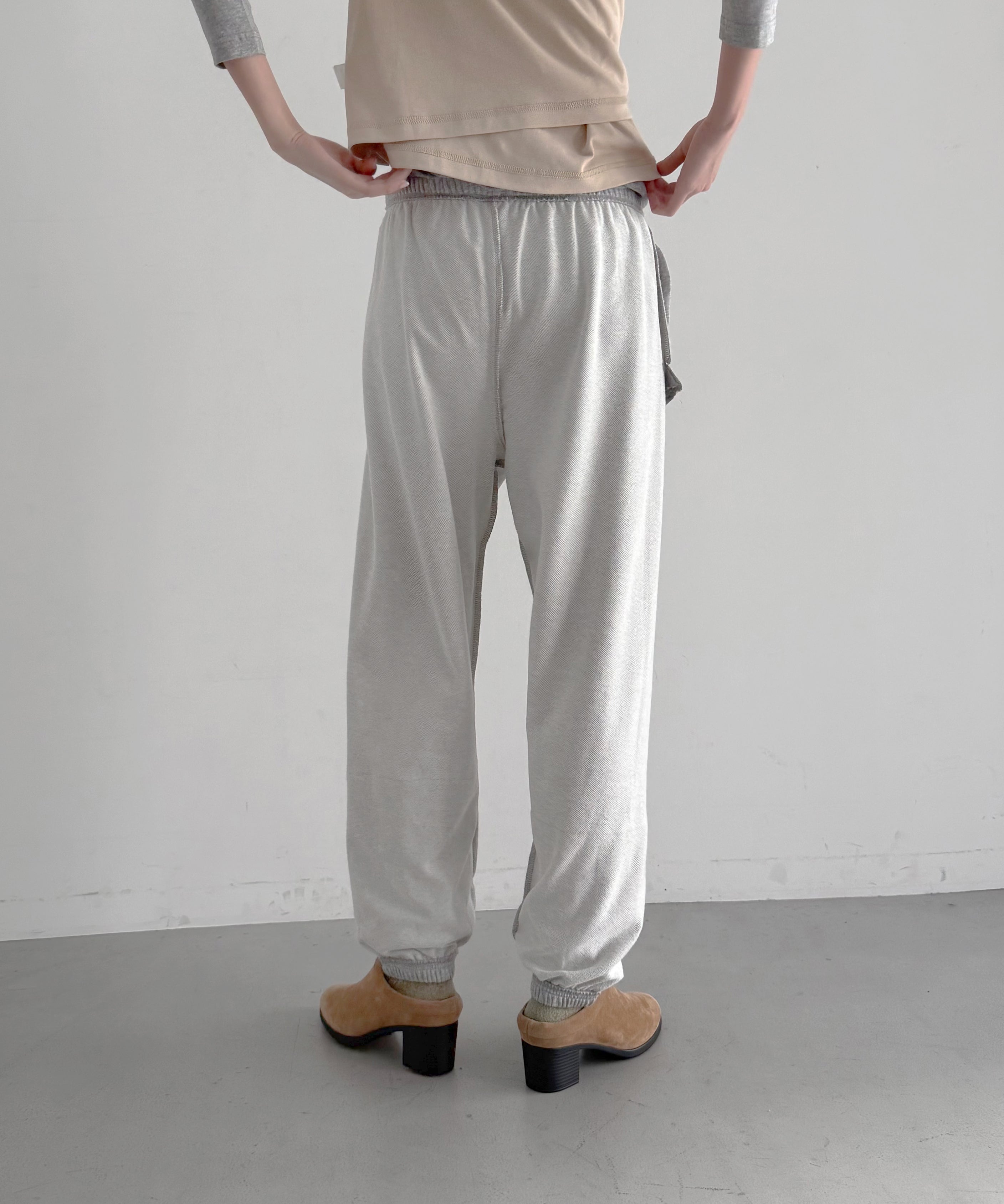 NATASHA ZINKO Triple joggers "GREY"