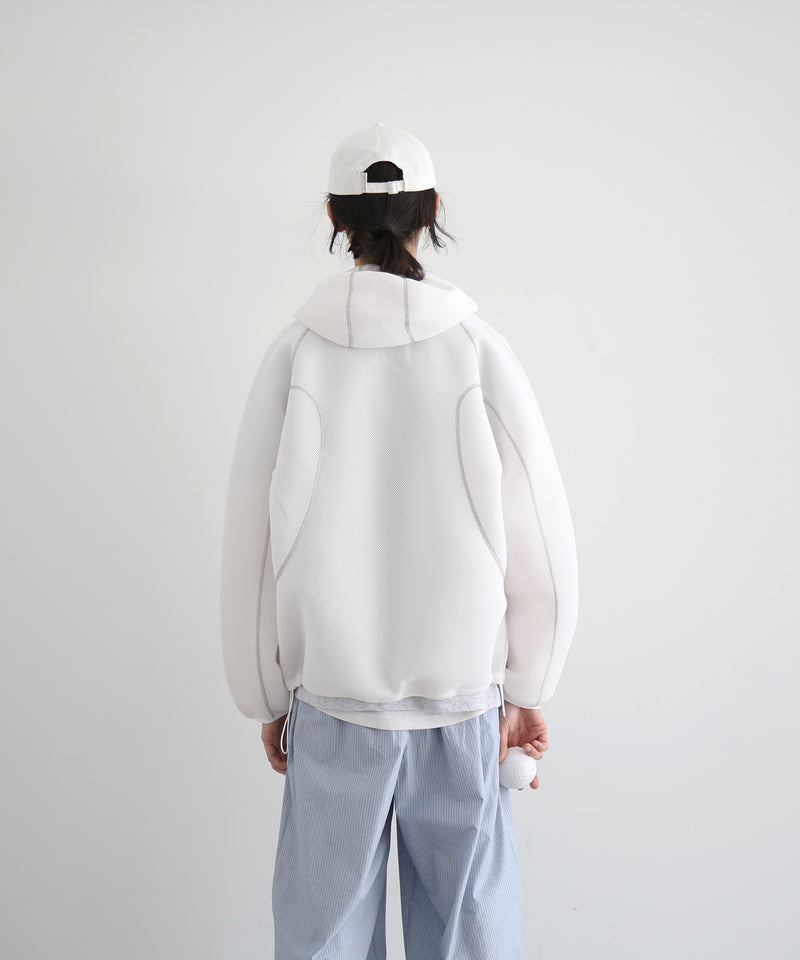 Laid.B "Oka" shell parka "WHITE"