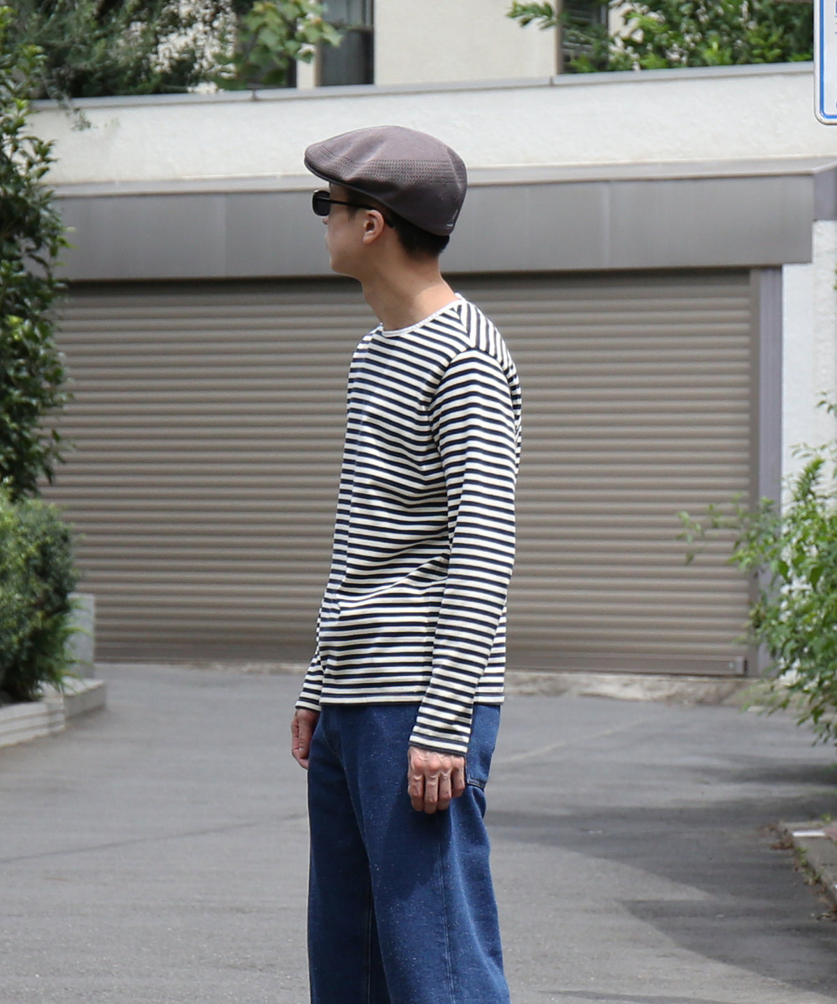 Basketcase Picasso,long sleeve "WHITE/BLACK"