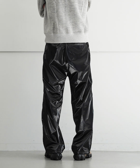 doublet LAMINATE TRACK PANTS 