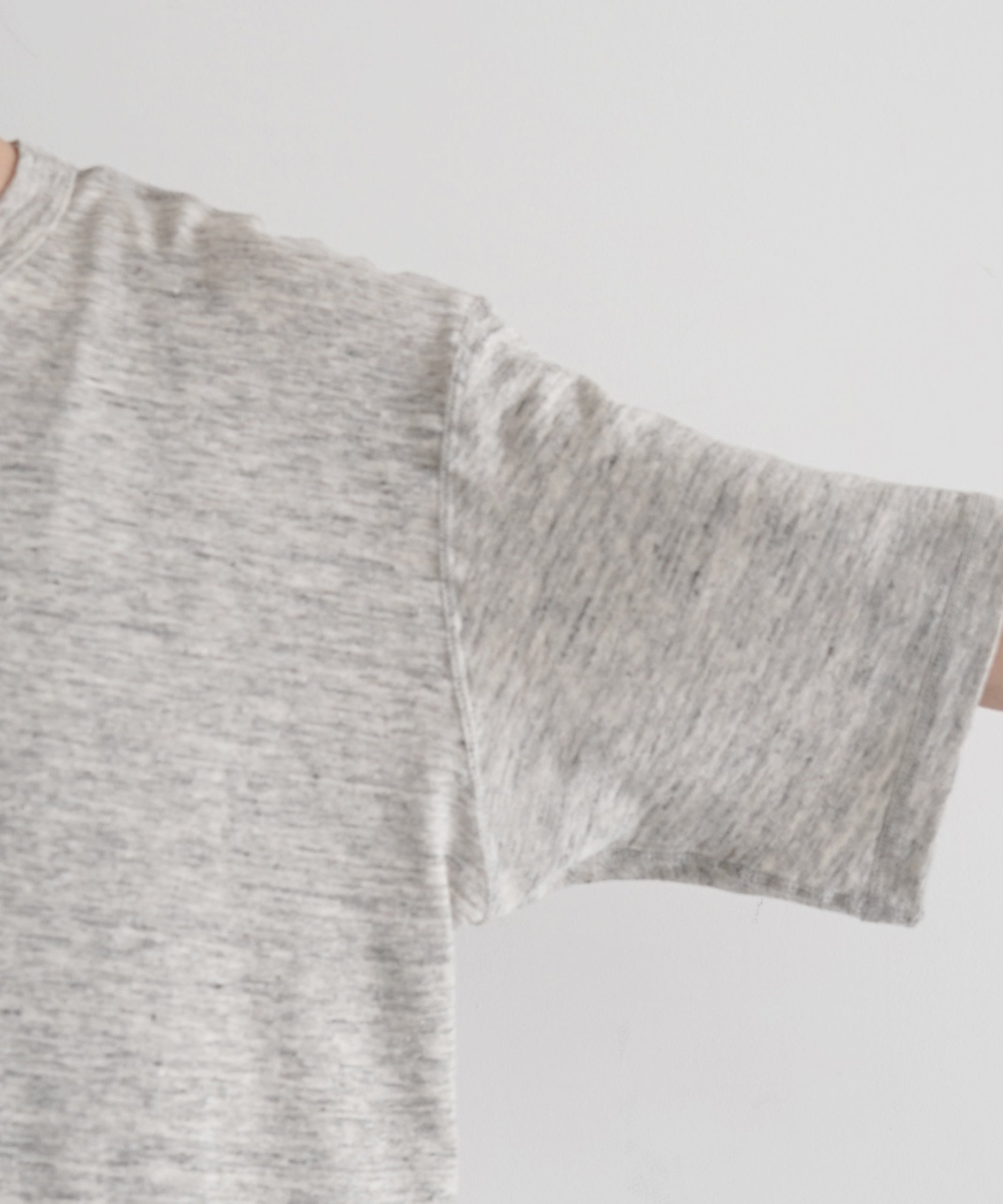 ensou. Right-pocketed t-shirt "TOP GREY"