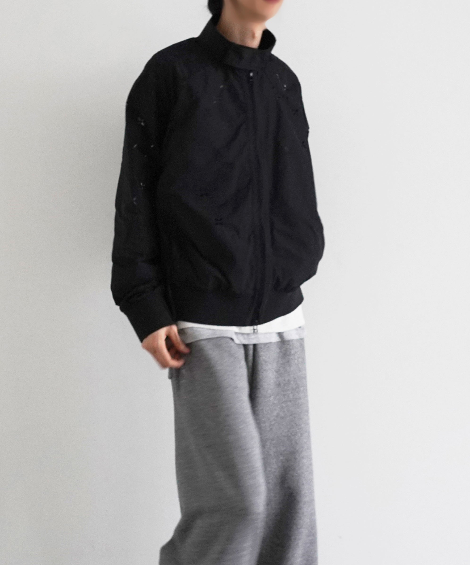 JIAN YE Guai blouson (siege) "BLACK"