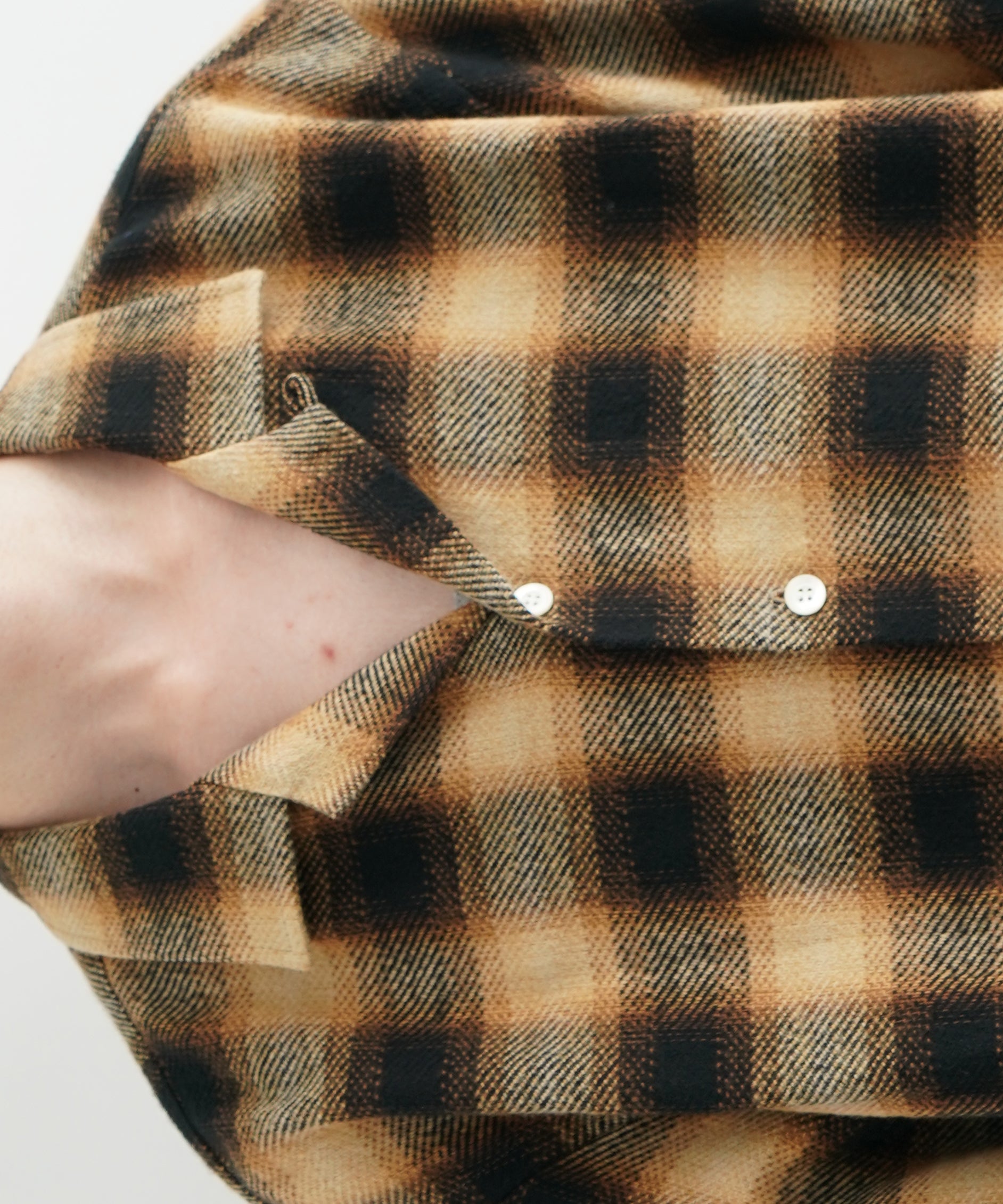 COTTON PAN Venis ネルシャツ "YELLOW"