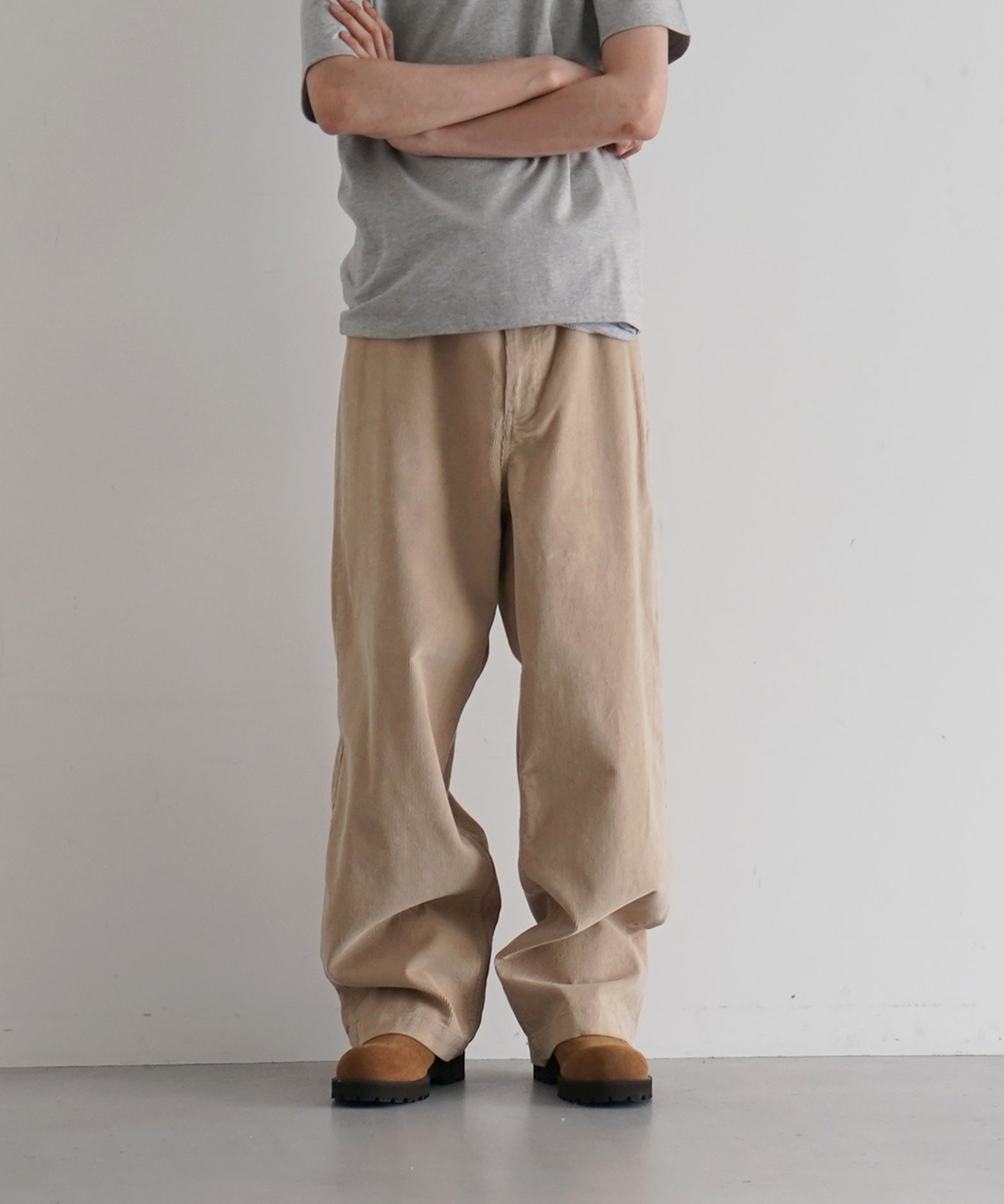 order Loose corduroy pants "NATURAL"