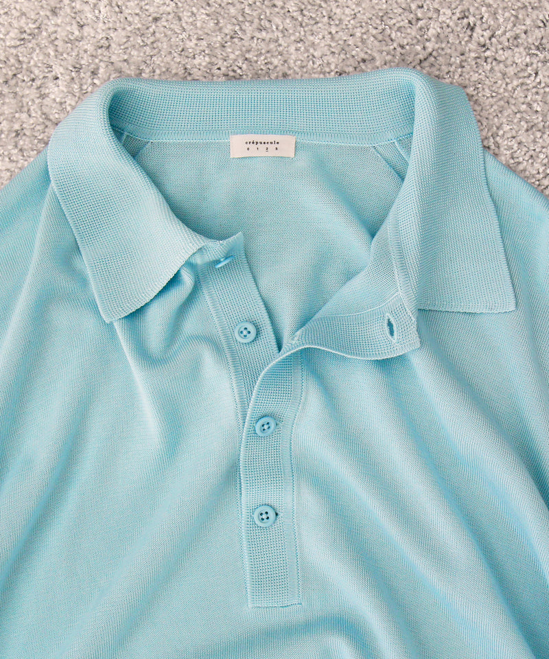 【EXCLUSIVE】crepuscule L/s polo "SAX"