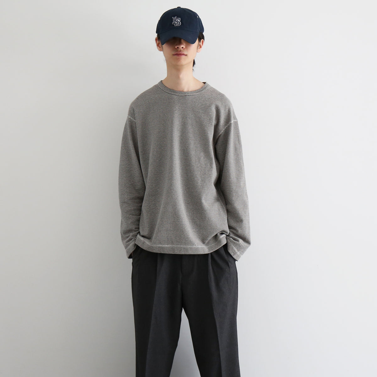 ensou.【エンソウ】D-shaped long sleeve tee 