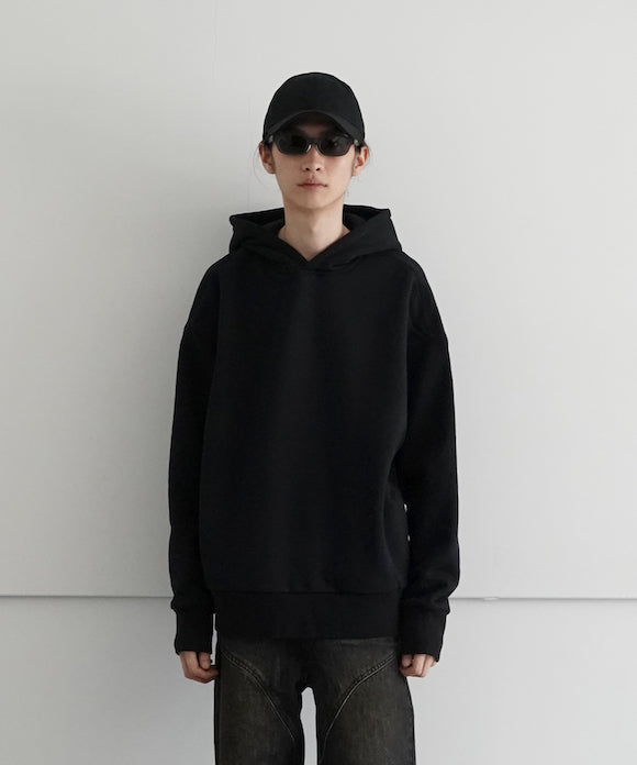 FAX COPY EXPRESS Oversized Loose Hoodie "Black"