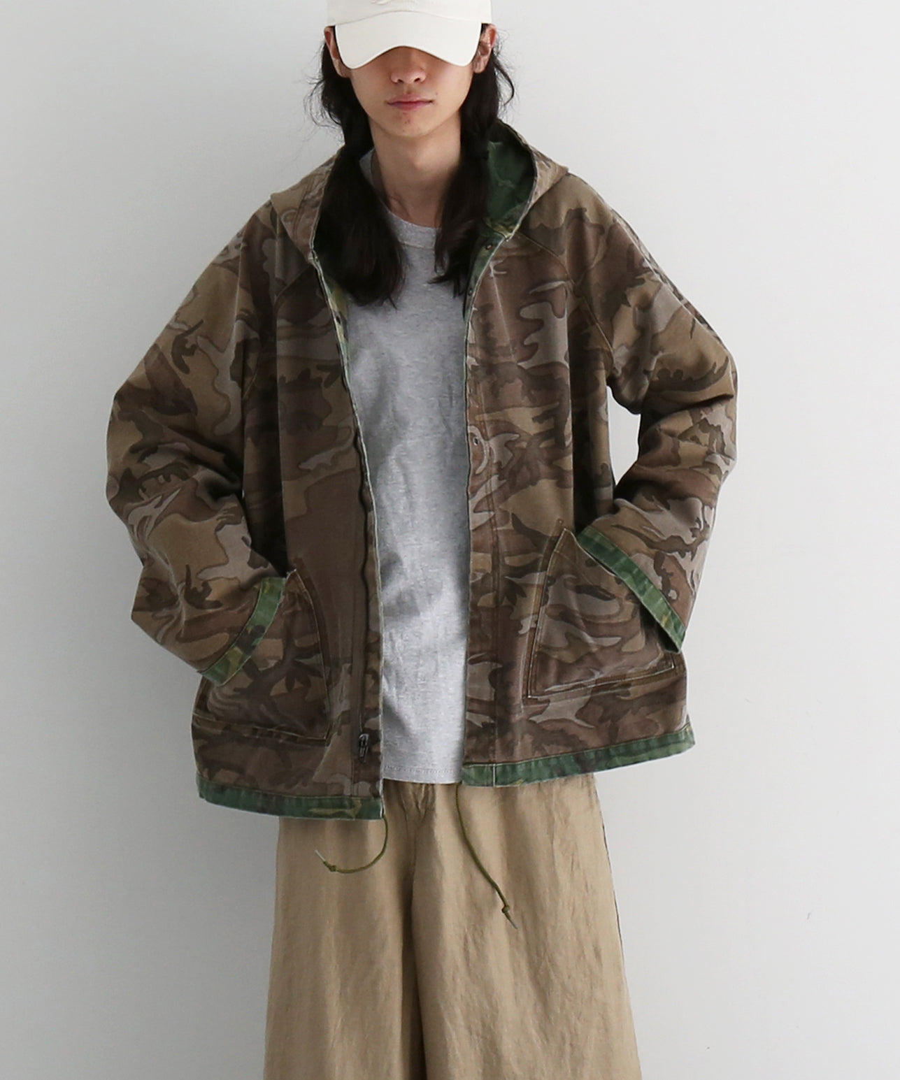 NEEDLES【ニードルズ】reversible hooded coat - camo twill 