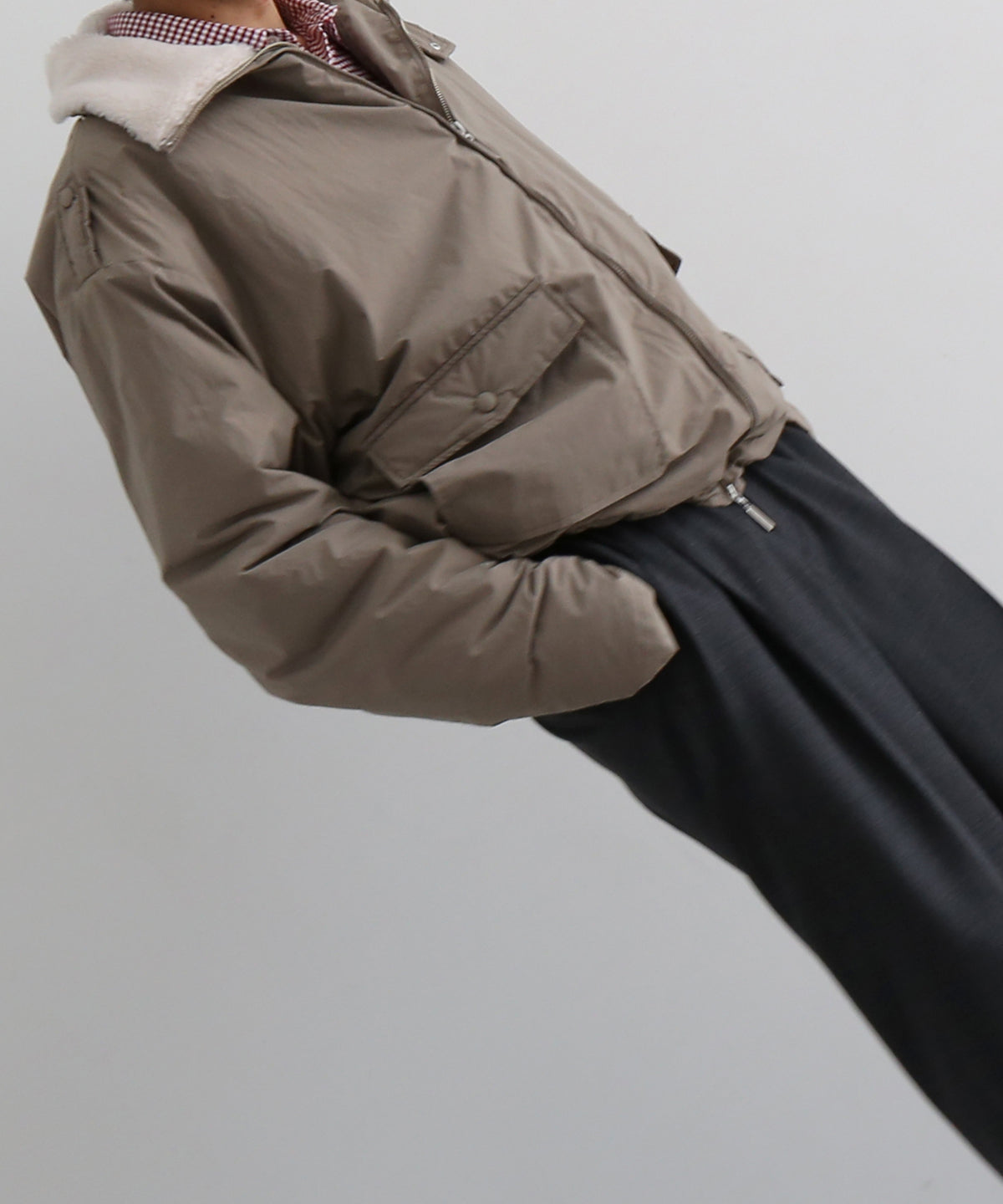 ABELIA EDOWARD GOUCHA Mini bomber "BEIGE"