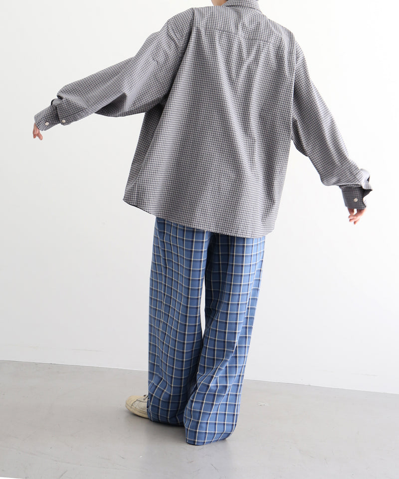 Baserange Claude pants "EUREKA PLAID"